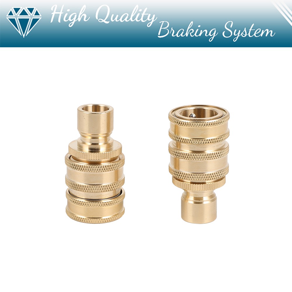 3/4″ Garden Hose Quick Connect Water SOLID Brass Female Male Connector Set New