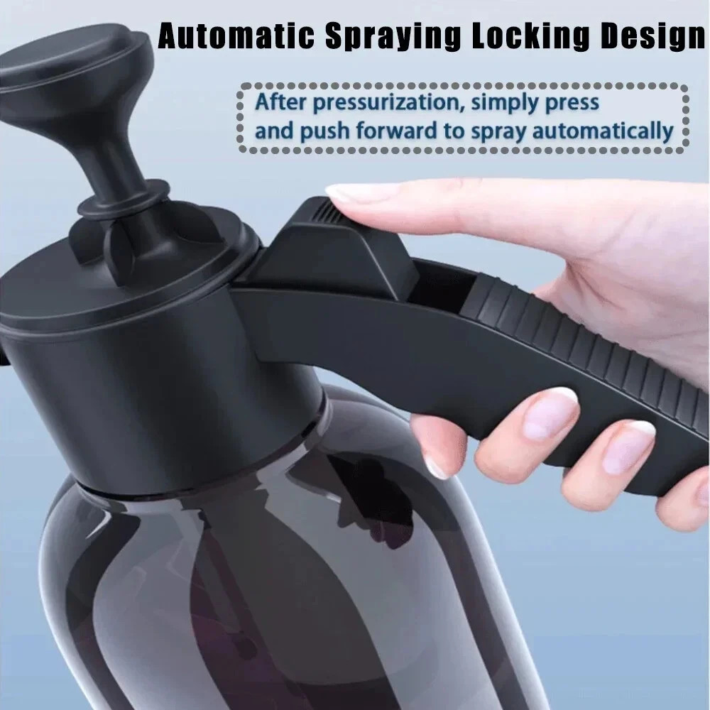 2L Car Cleaning Wash Foam Lance Cannon Hand Pump Foam Sprayer Gun Soap Bottle**