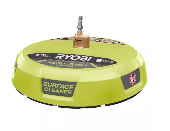 Ryobi RY31SC01 15″ 3300 PSI Pressure Washer Surface Cleaner Attachment