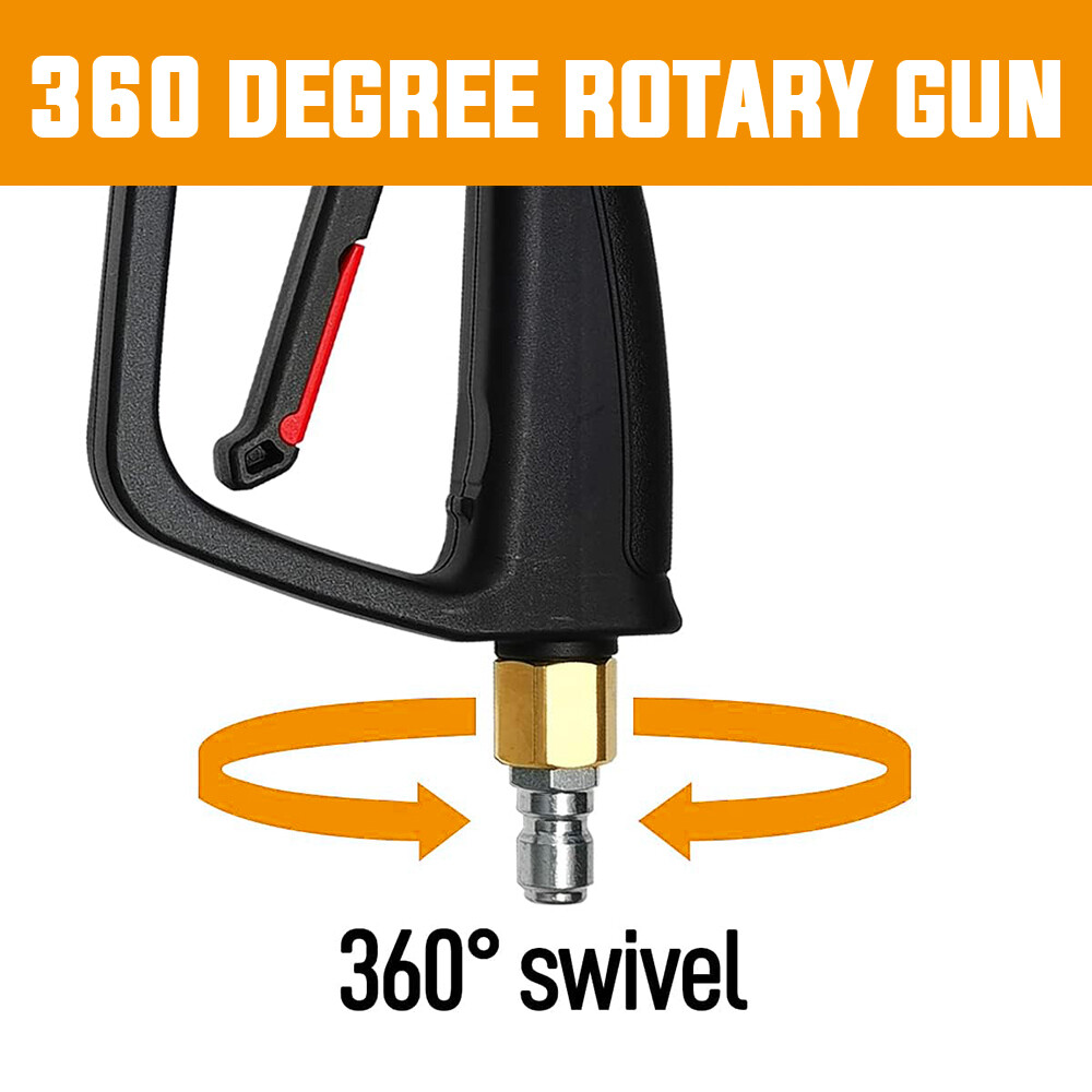 YAMATIC 4000 psi Pressure Washer Gun and 3200 psi Hose Kink Resistant Heavy Duty