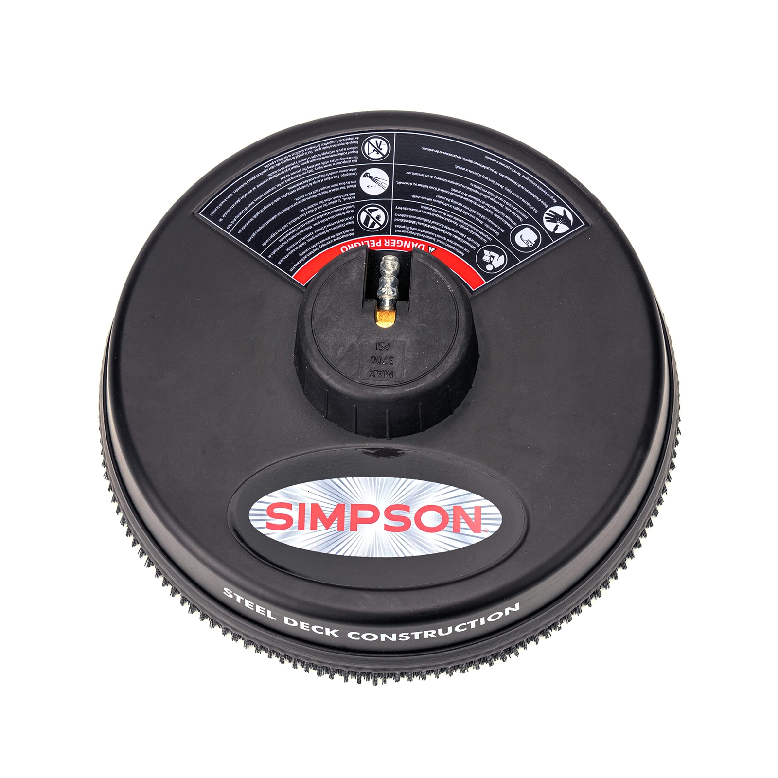 Simpson 80165 Universal Scrubber, 1/4″ Quick Connection Black
