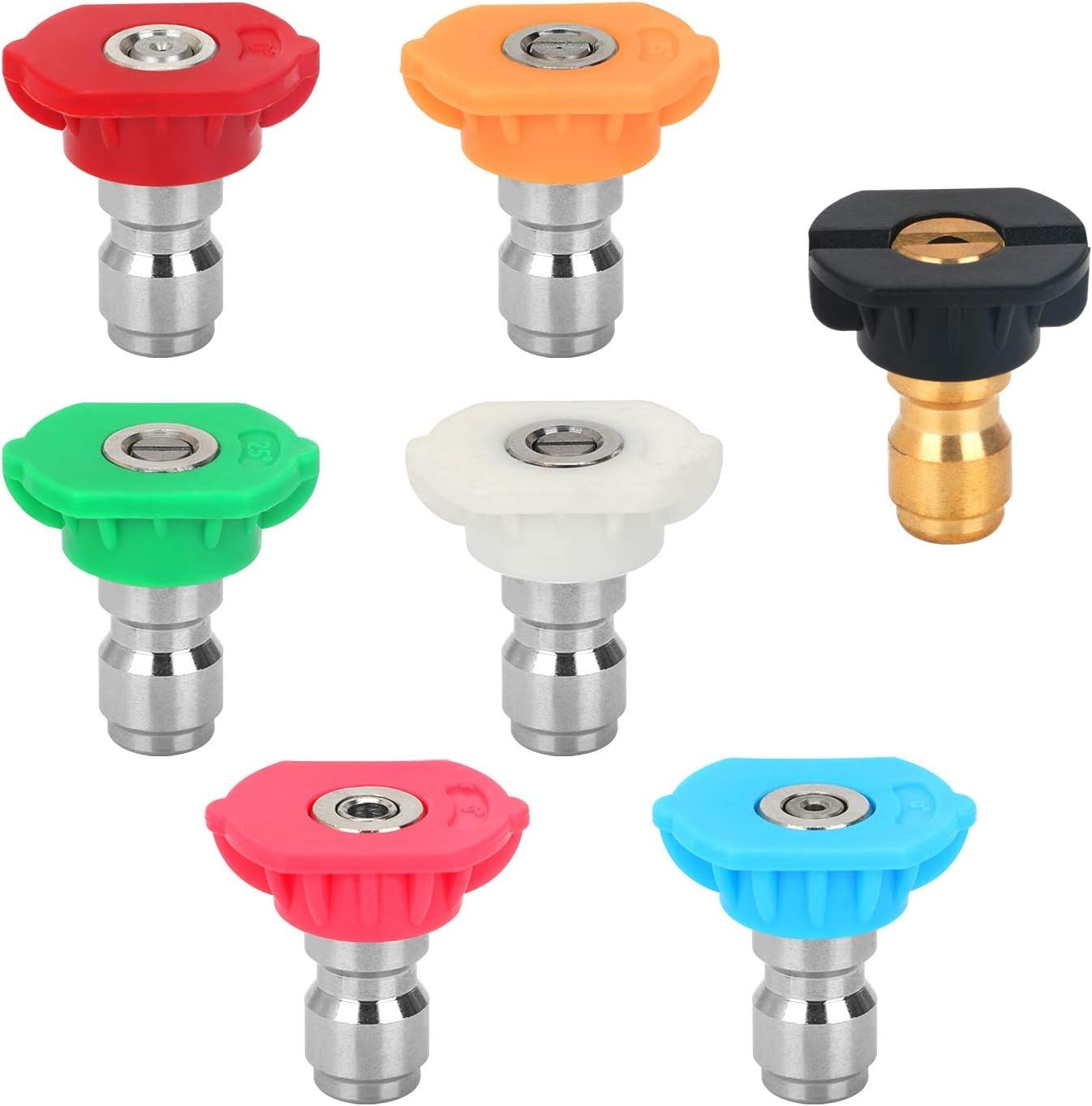 Professional Pressure Washer Nozzles – 5° & Jet Stream Tips for 2 Stories