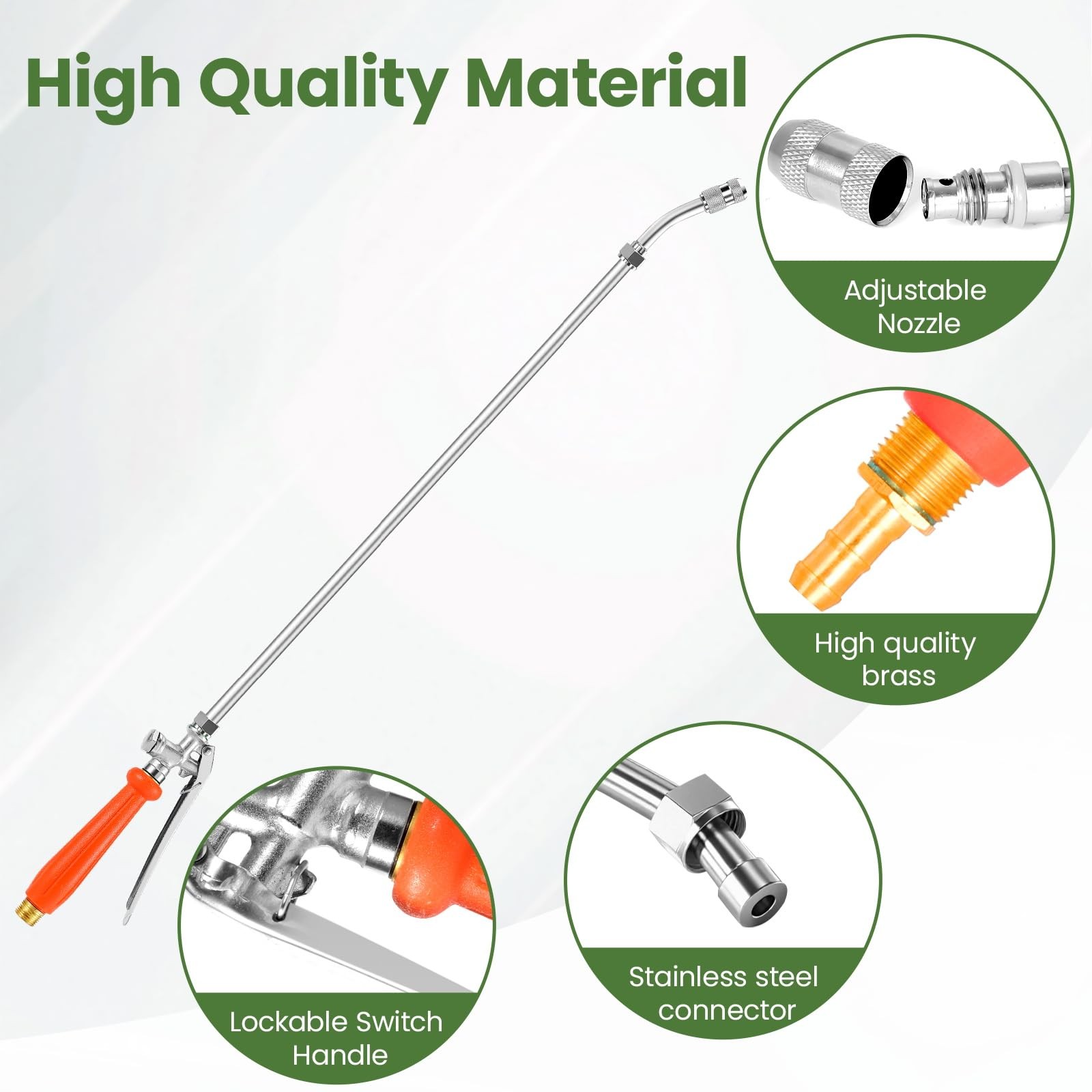 29″-44″ All Metal Replacement Sprayer Wand, 44 inches, 44″ Wand