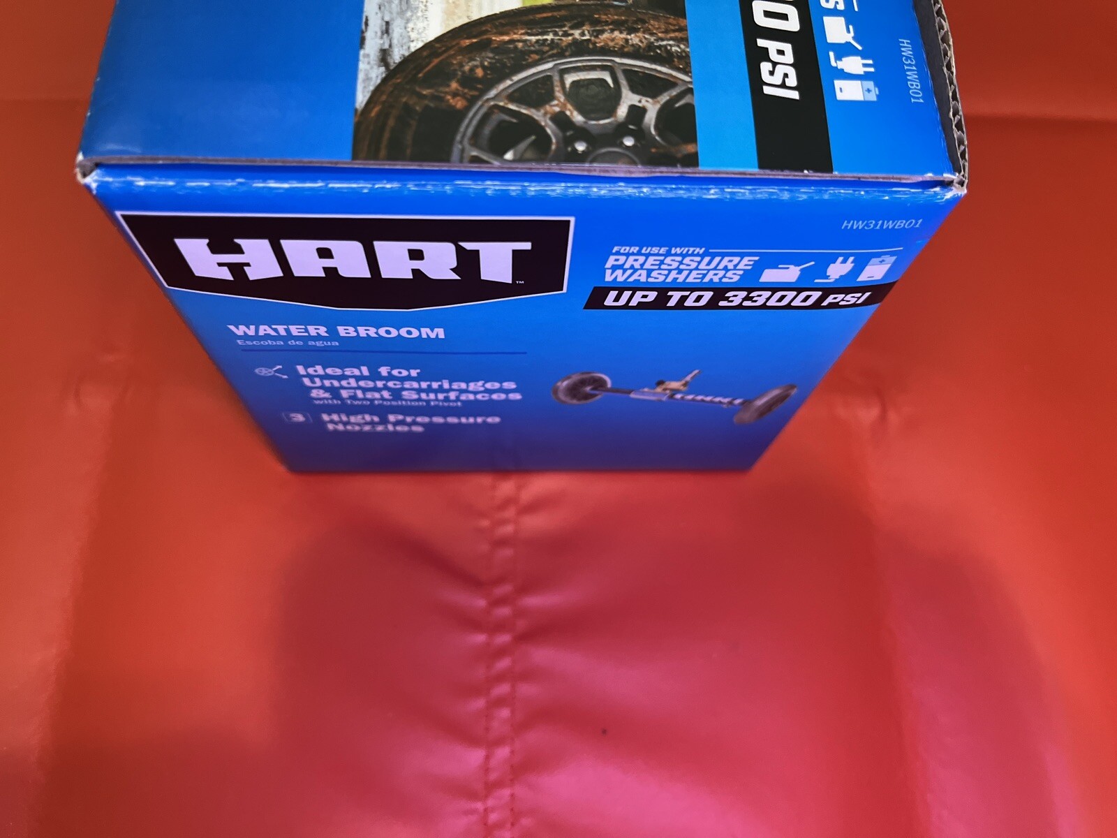 * NEW * HART 11” Inch Water Broom Undercarriage Surface Cleaner Pressure