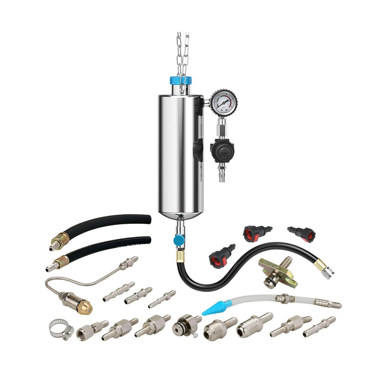 Fuel Injector Cleaner Tool Kit 1000ML 150PSI Disassembly-Free Fuel Injection …