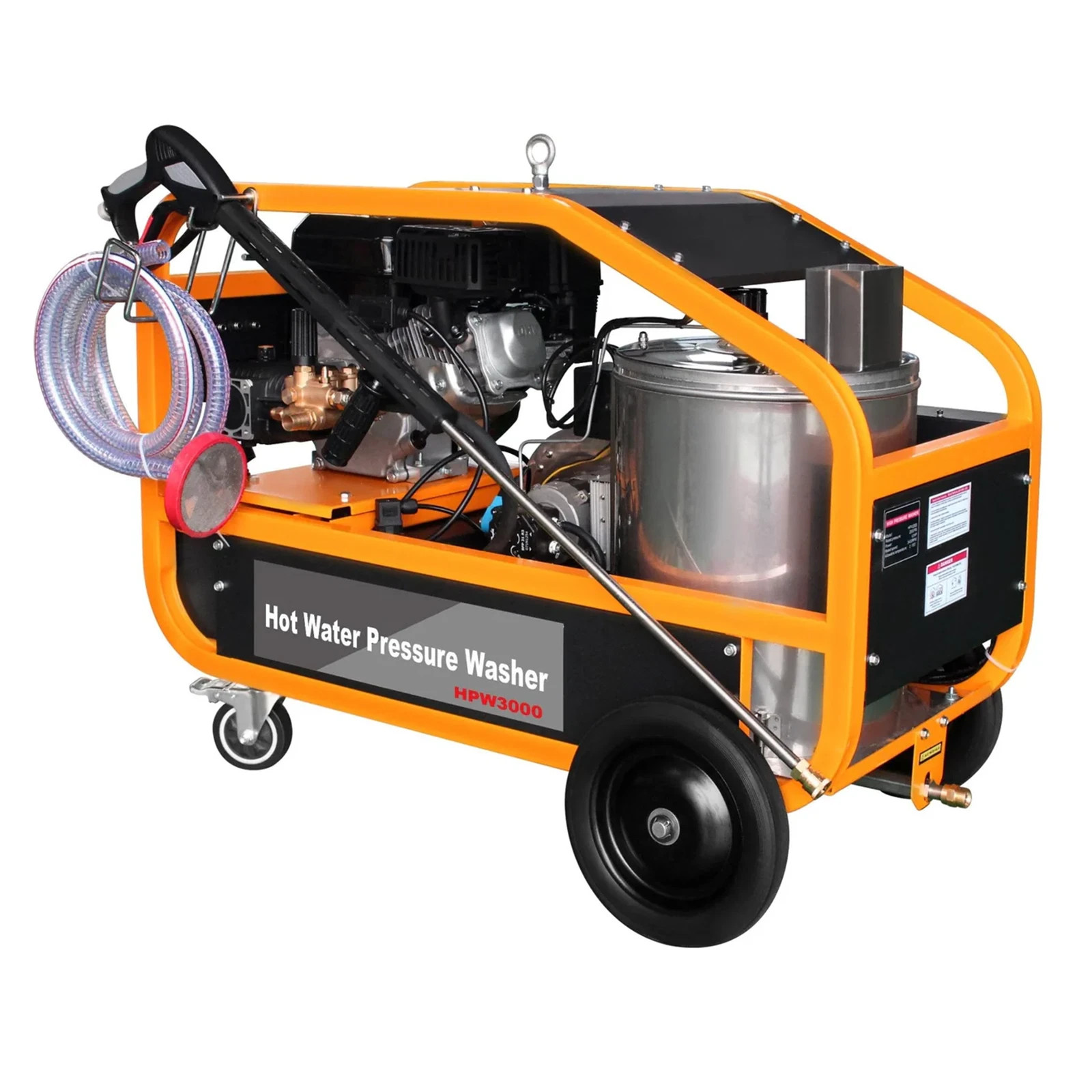 AGT 6.5HP 3000Psi Hot Water High Pressure Washer Machine Diesel Burner HPW3000-1