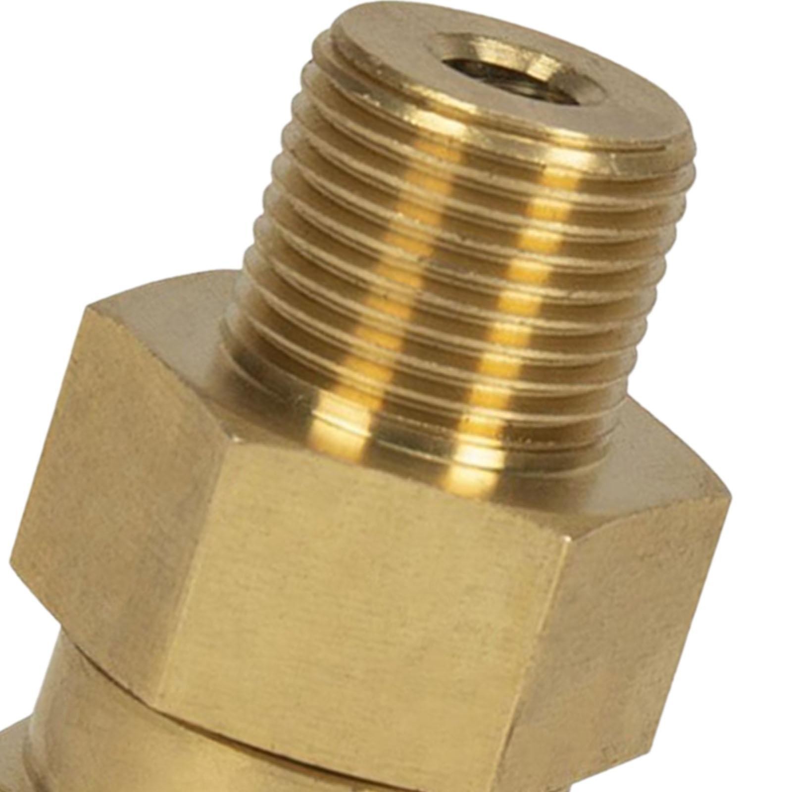 Pressure Washer Swivel Connector Easy to Install Brass Hose Coupling