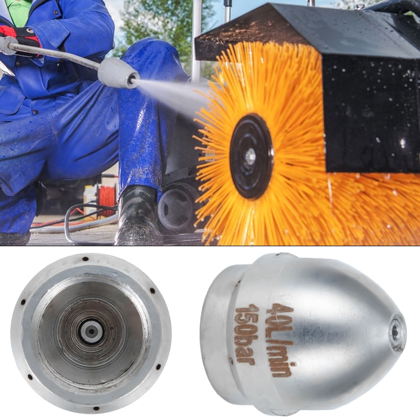 High Performance Nozzle for Efficient For Heavy Dirty Cleaning (40L Output)