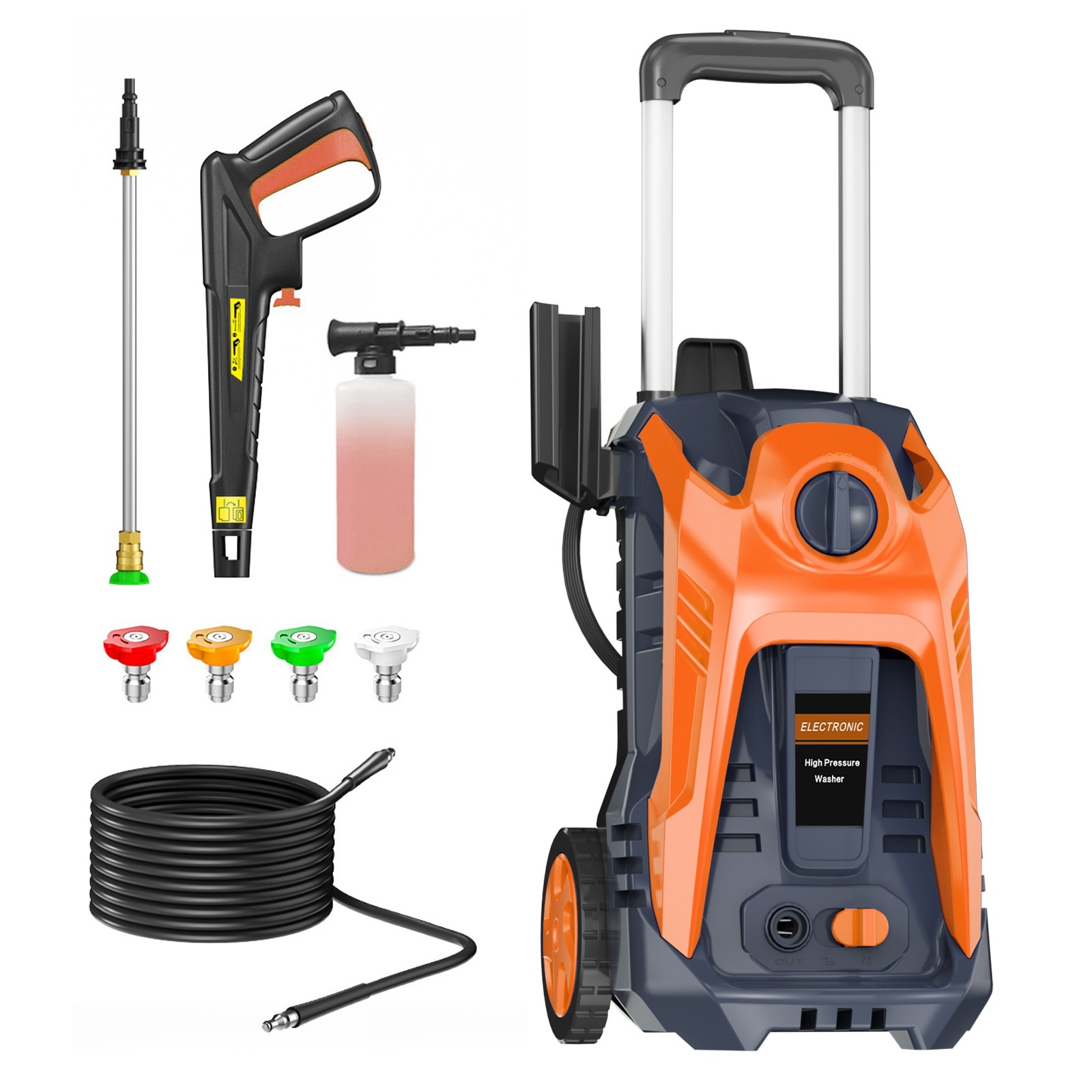 4200PSI 2.0GPM Electric Pressure Washer Portable Electric Power Cleaner Machine