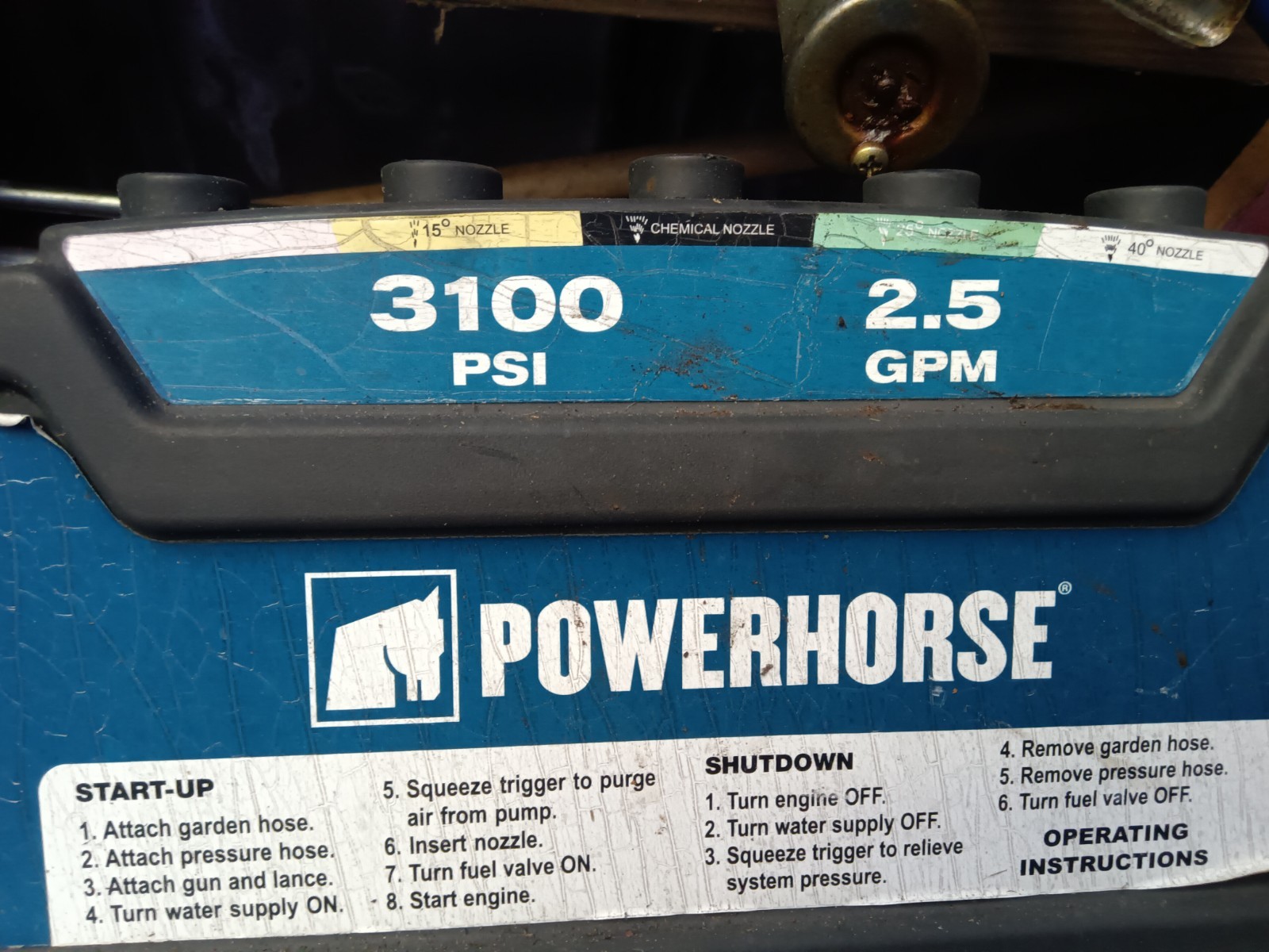 1- Powerhorse Pressure Washer – Wheel 795454