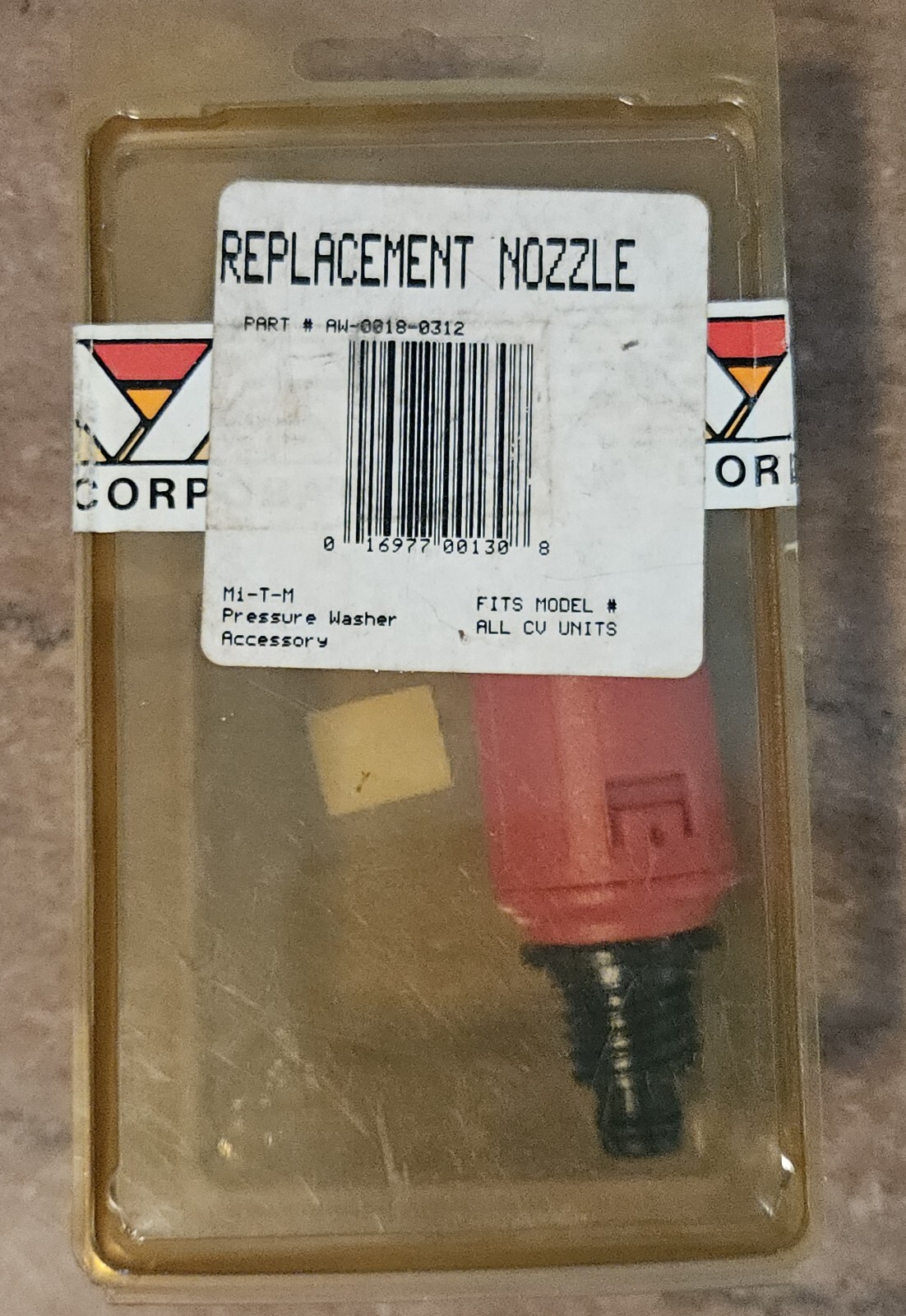 Mi-T-M AW-0018-0312 Nozzle Replacement For Pressure Washer