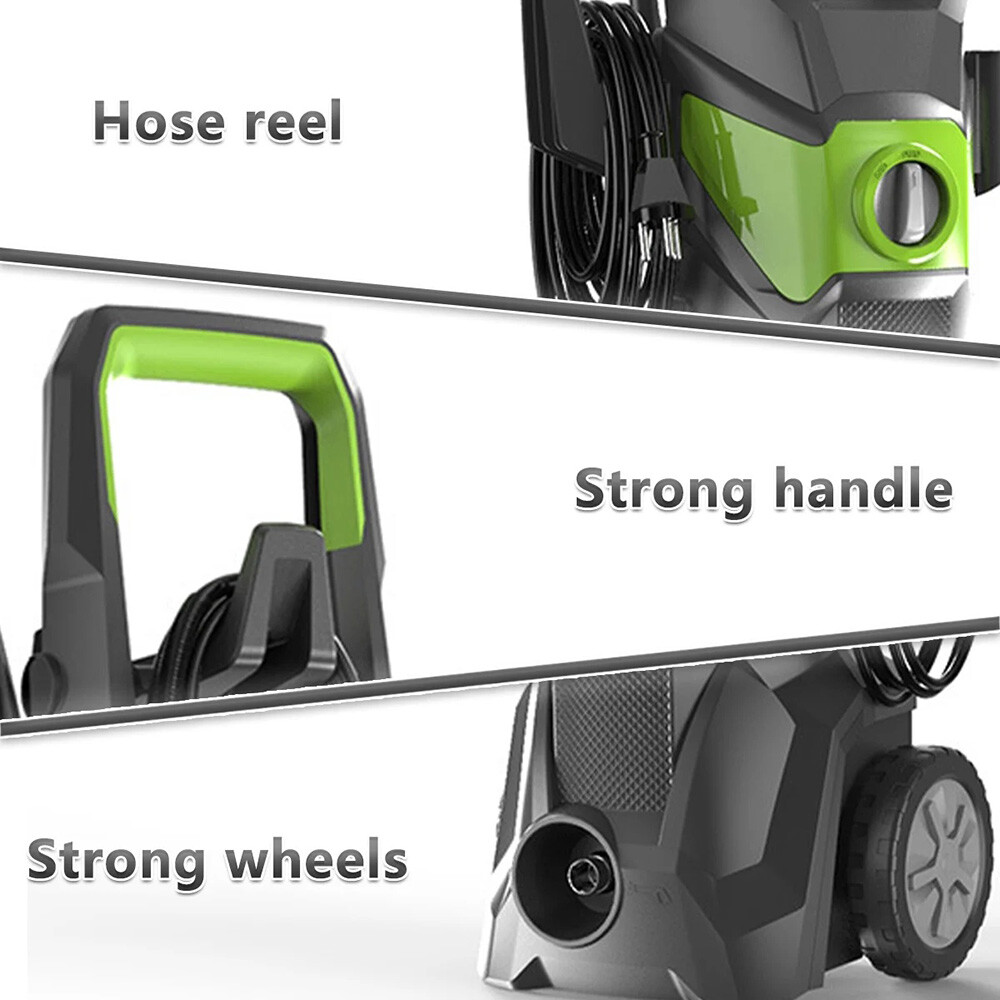 Electric High Pressure Washer 5000PSI 2.5GPM Power Washer With Hose Reel Portabl
