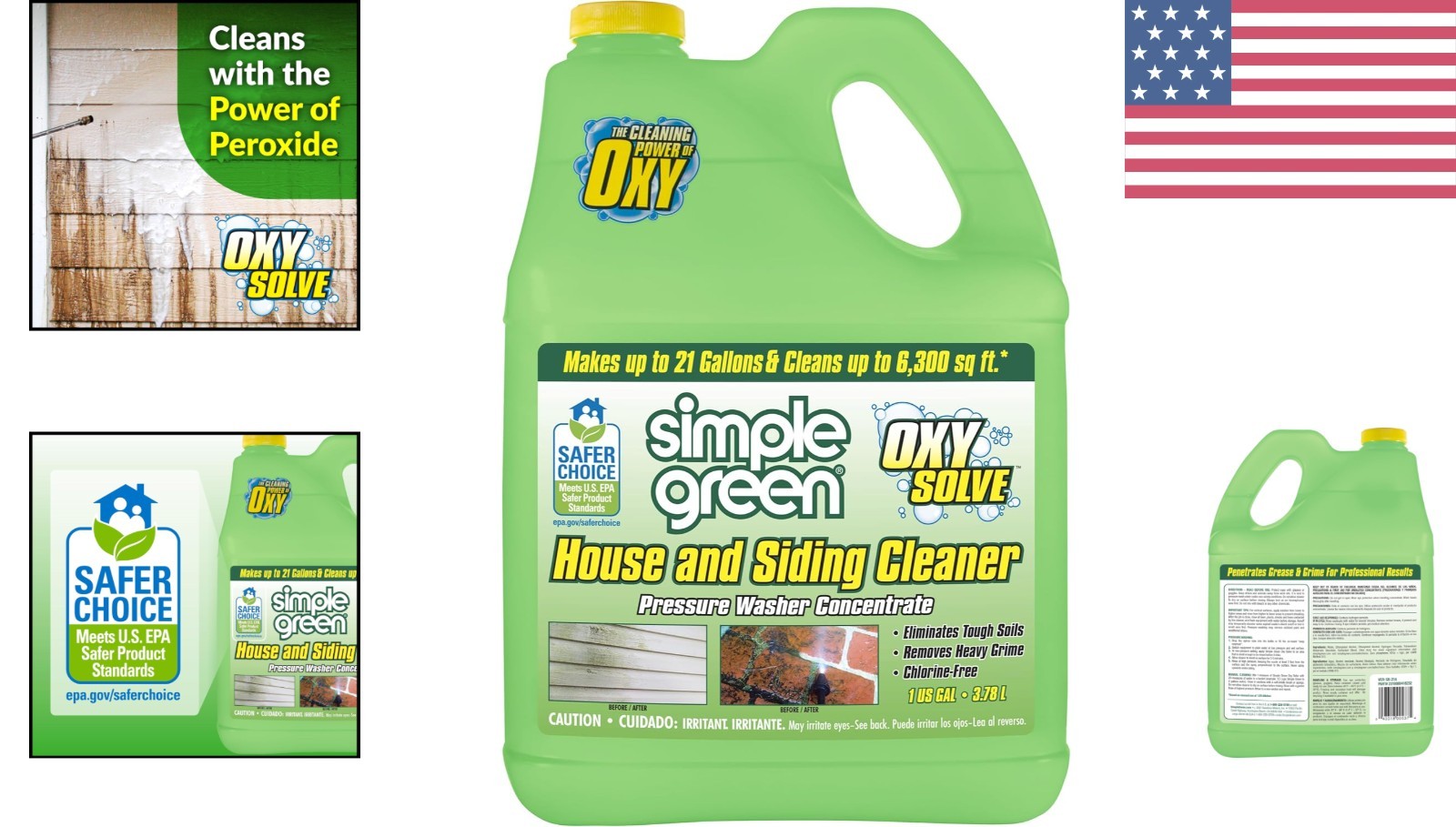 1 Gallon Concentrate Oxy Solve Cleaner – Ultimate Solution for Stains & Grime