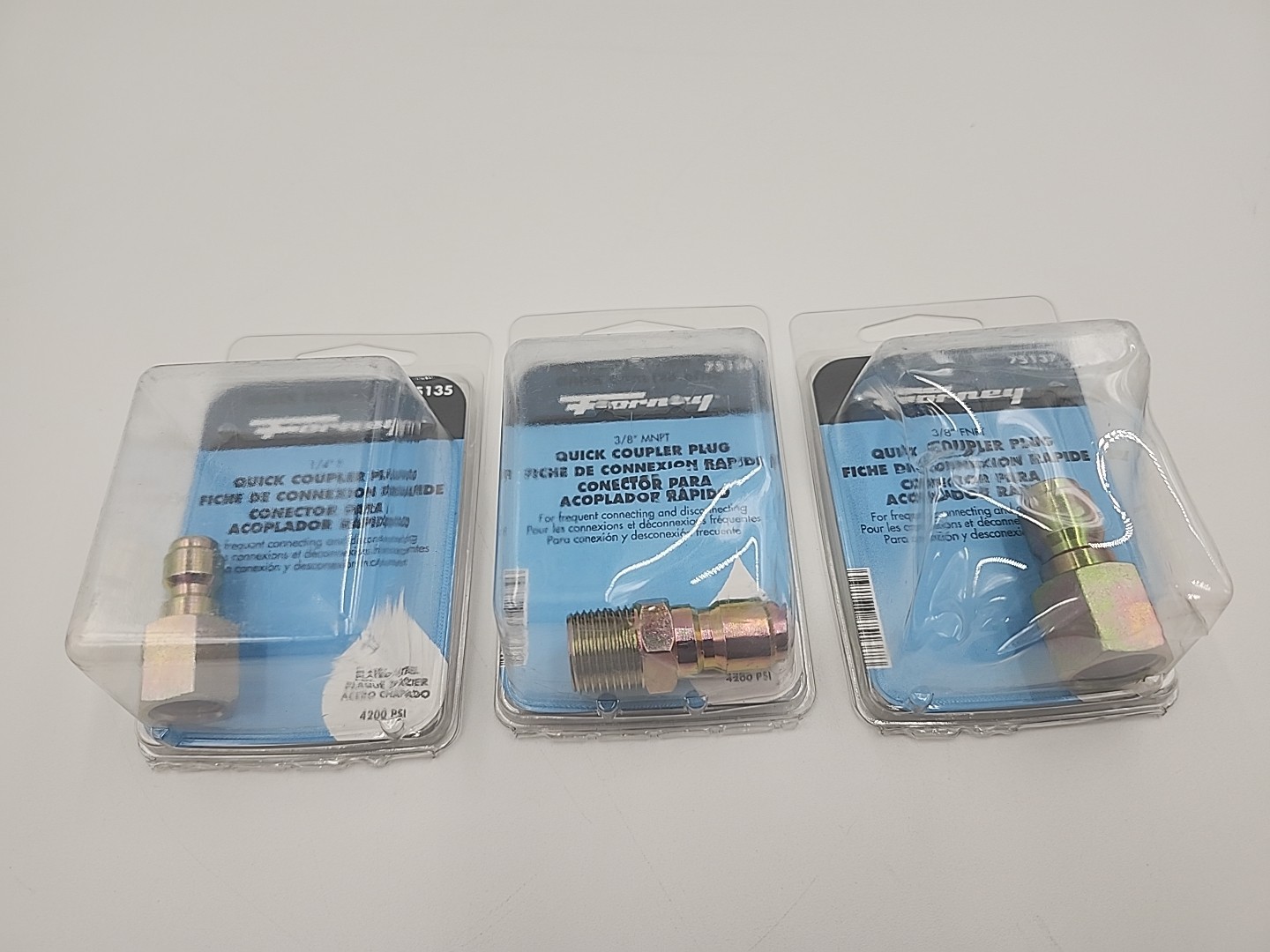 Forney Pressure Washer BRASS Quick Coupler Plug