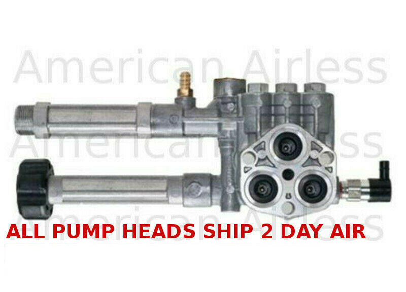 Troy Bilt OEM RMW2.2G24 Complete Pump Head Assy for SRMW2.2G26 Pumps No Unloader