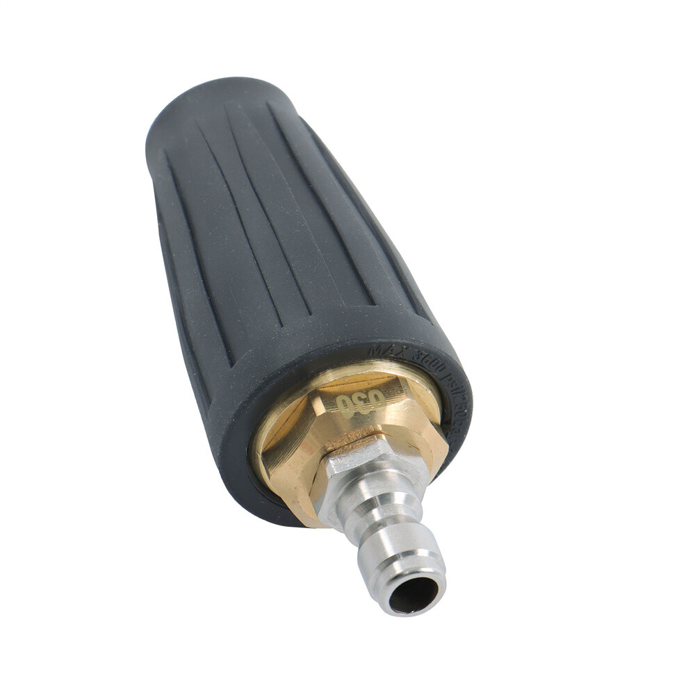 3600PSI Pressure Washer Turbo Nozzle 1/4 Connector 360° Rotating Spray Turbo