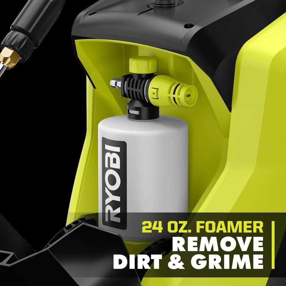 2100 PSI 1.2 GPM Cold Water Corded Electric Pressure Washer with Foamer
