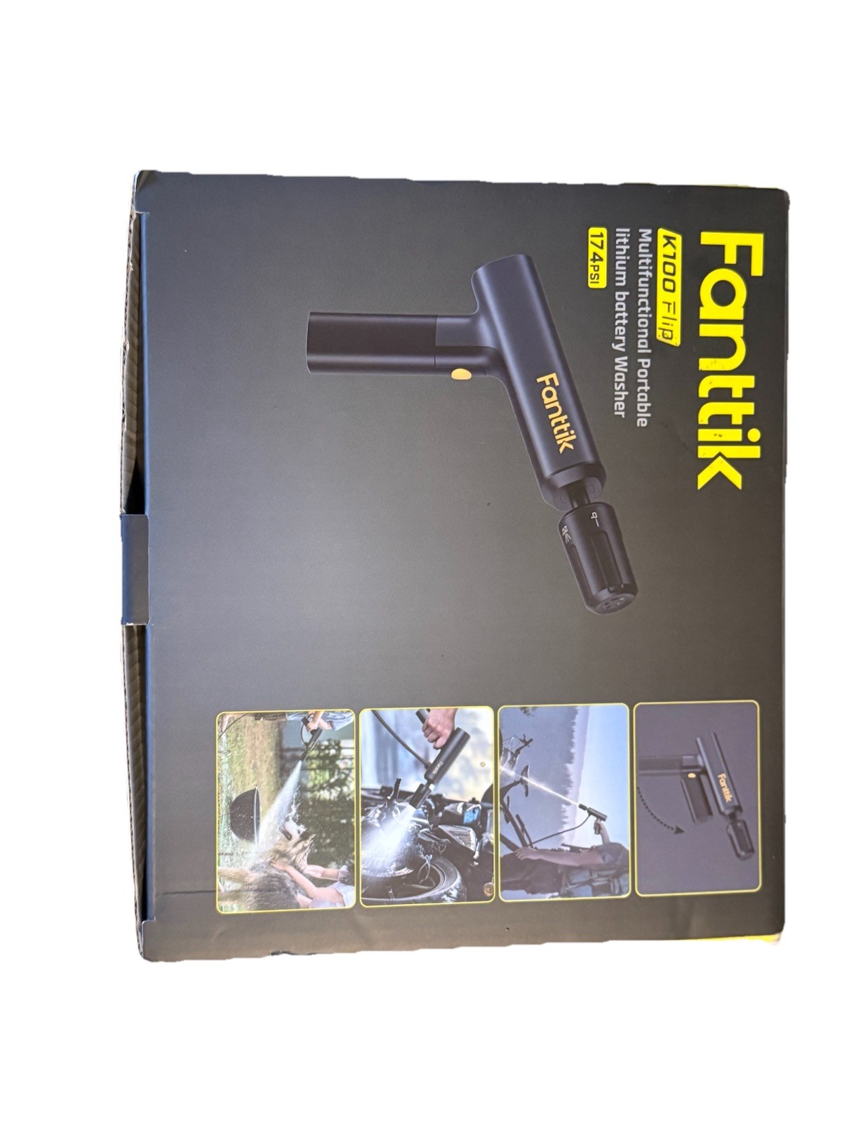 Fanttik K100 Flip Multifunctional Portable Lithium Battery Power Washer