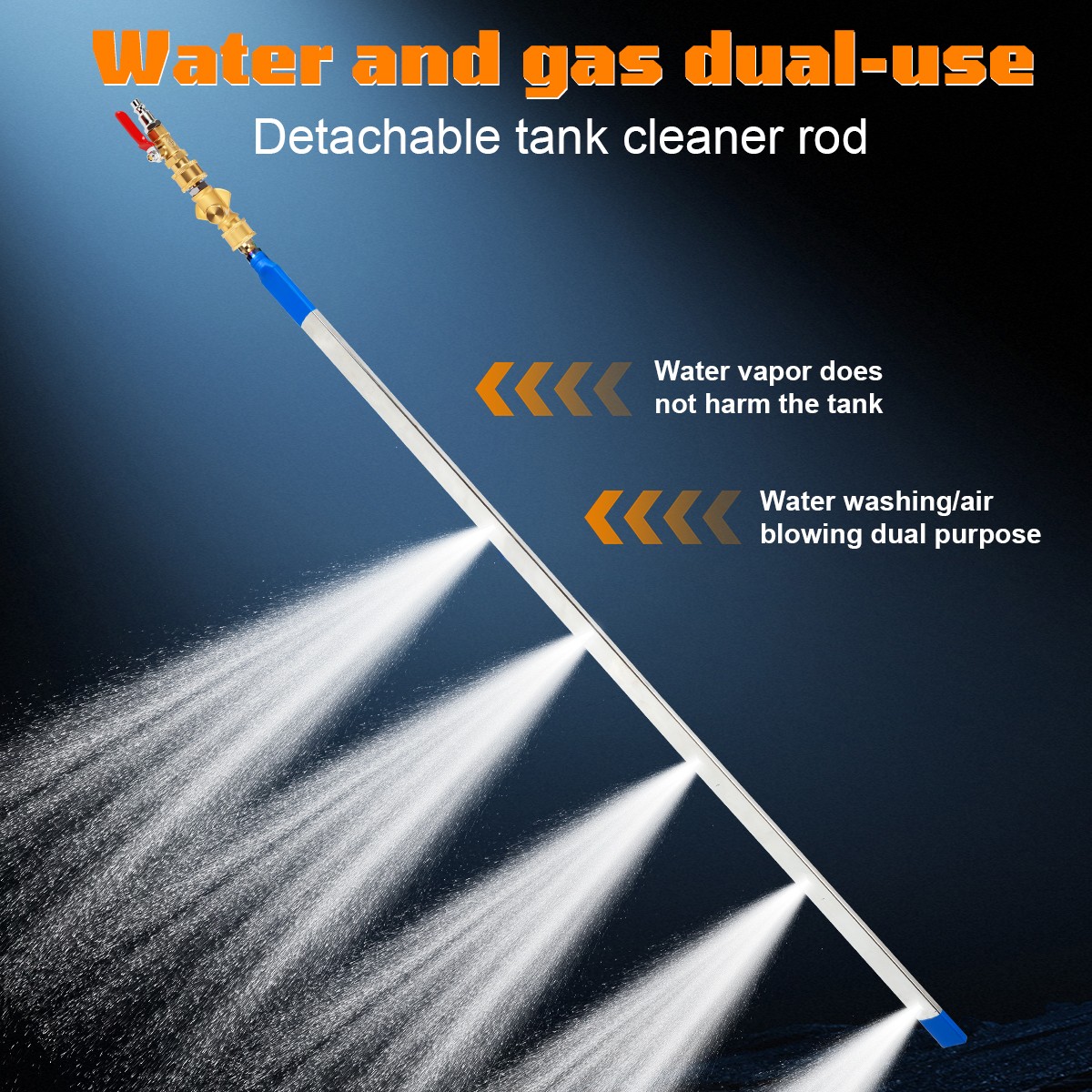 39” 100CM Car Radiator Cleaning Wand 25° Fan Nozzle Car Truck Power Washer Wand