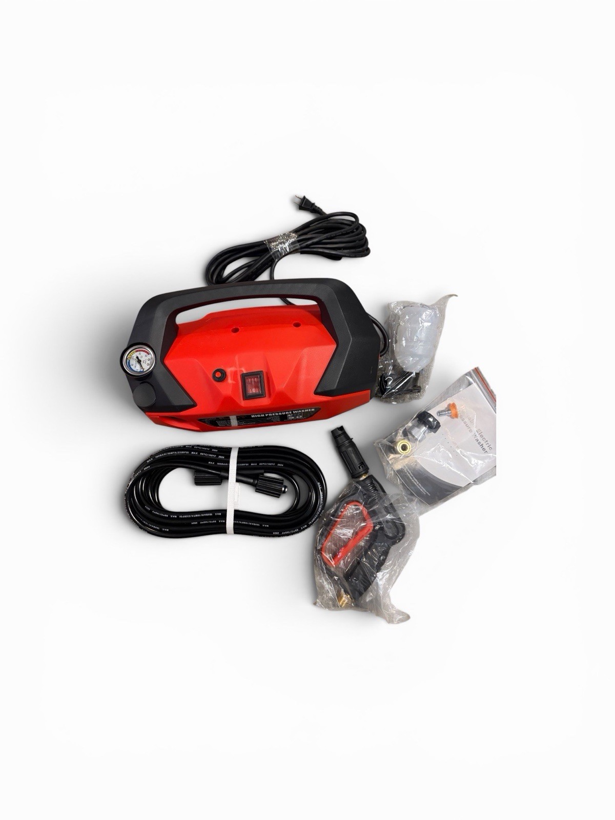 DAIMOT 1800 PSI Electric High Pressure Washer 1200W – New Open Box