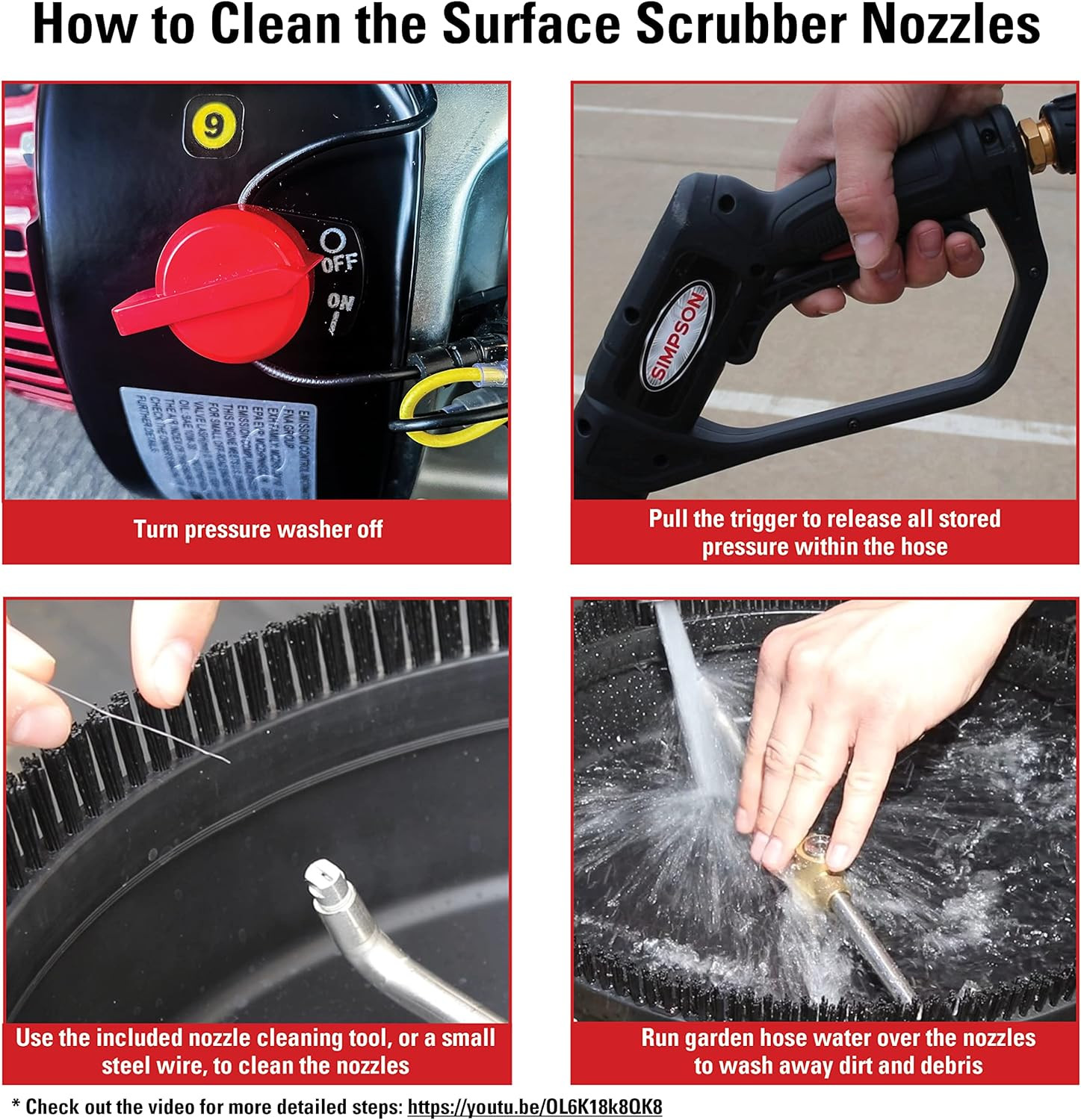 Cleaning 80165 Universal 15″ Steel Pressure Washer Surface Cleaner for Cold Wate