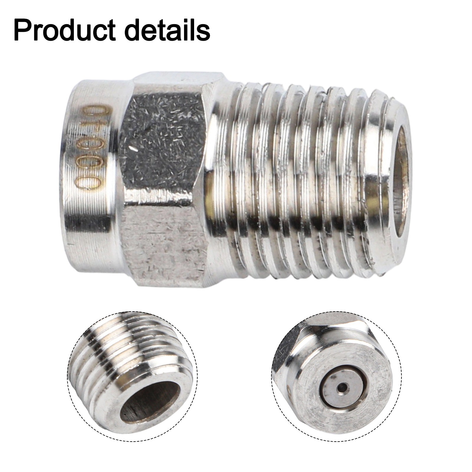 Pressure Washer Jet wash Spray NOZZLE 1/4 meg 0° 15° 25° 40° Sizes 04 1.2mm