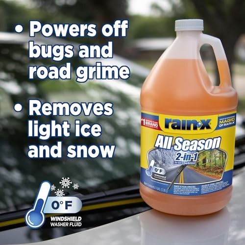 Windshield Washer Fluid De-Icer Bug Remover 0F 1 Gallon Pack of 6