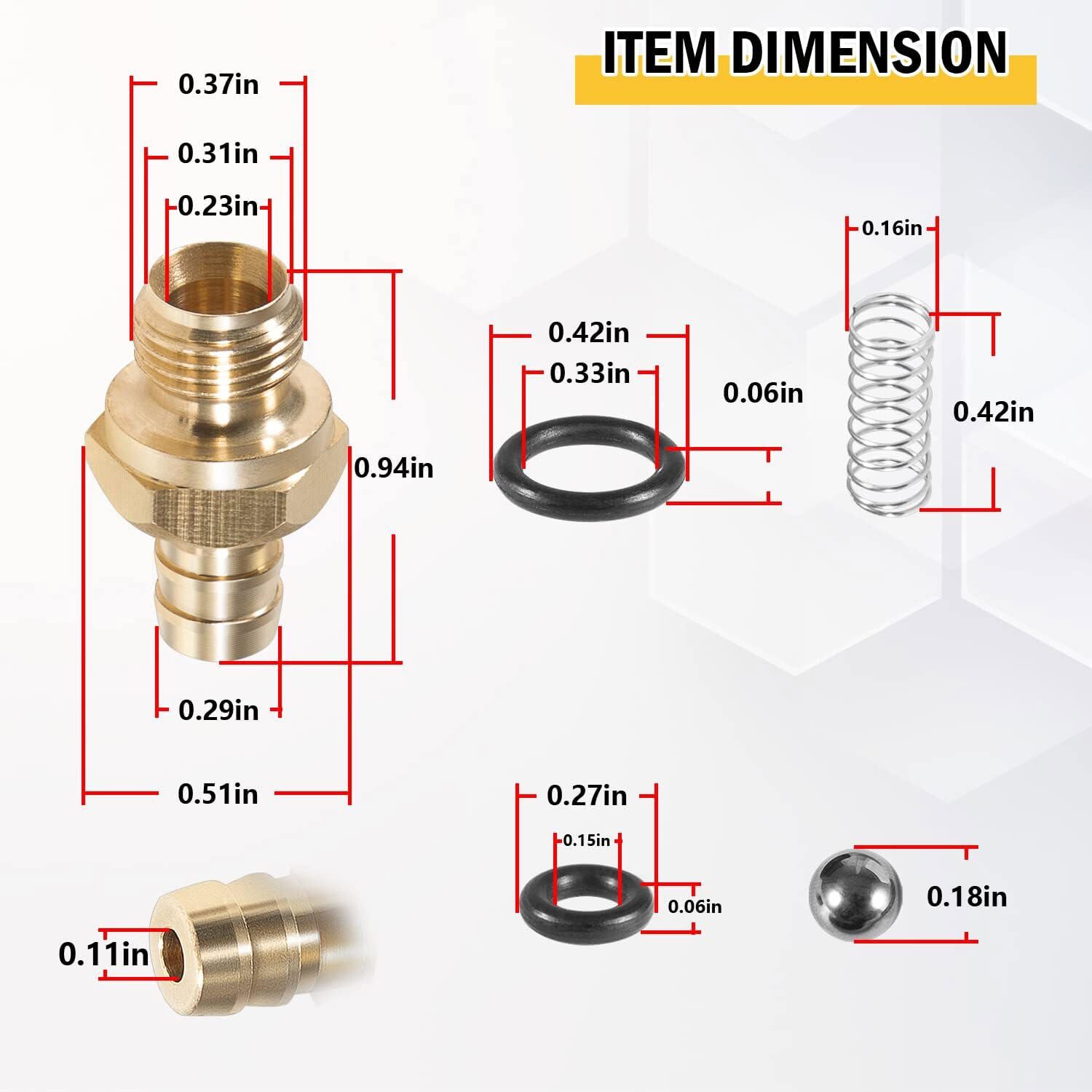 190593GS Pressure Washer Chemical Soap Injector Kit Fit for Briggs and Stratton