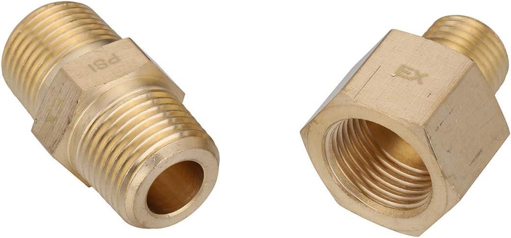 Pressure Washer Accessory Adapter Set 1/4 NPT 3/8 NPT Reducer Kit Connector