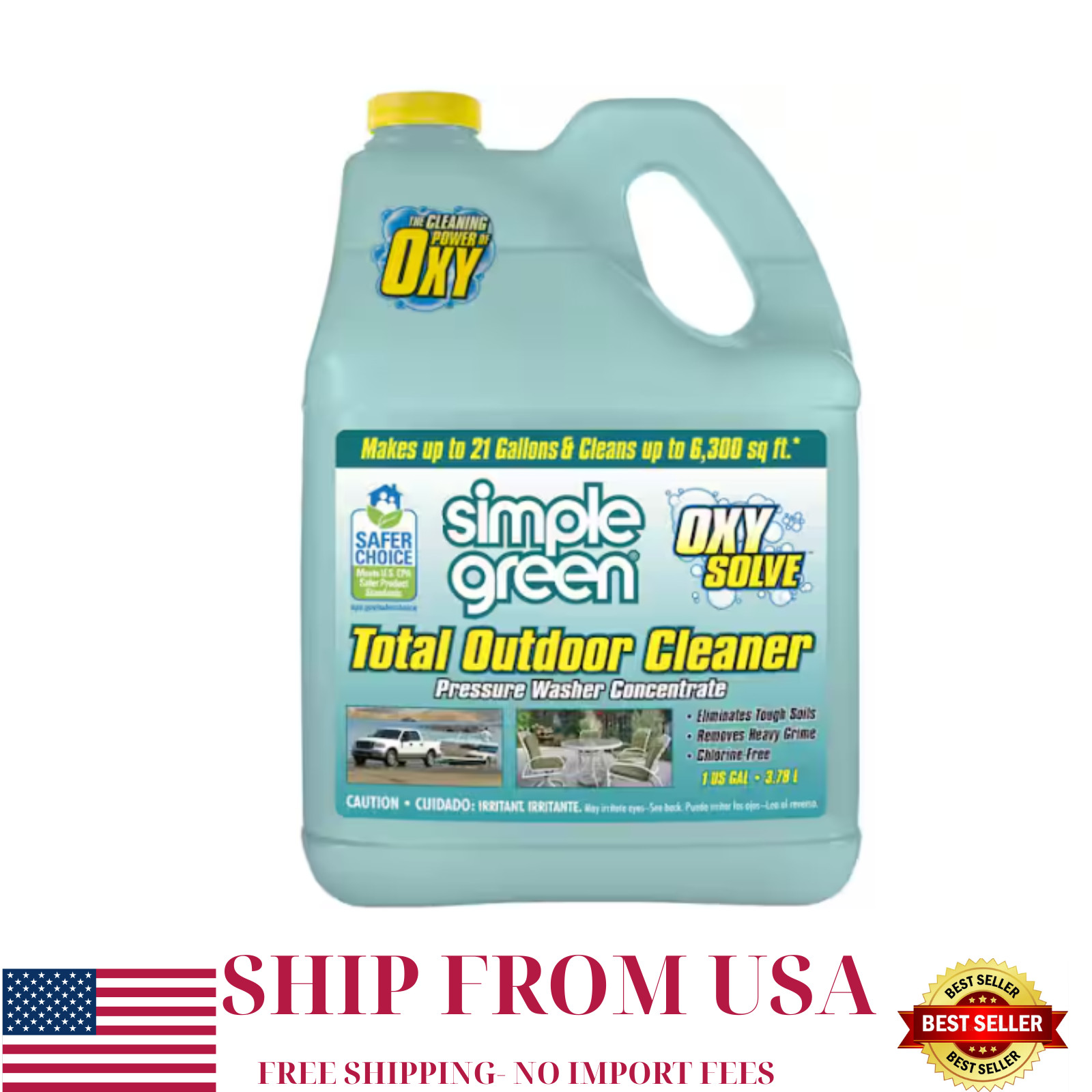 1 Gal. Oxy Solve Total Outdoor Pressure Washer Concentrate