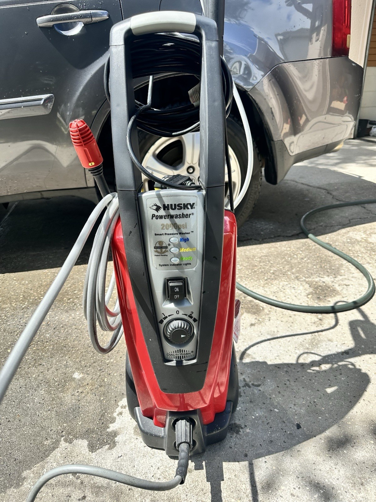 Husky Powerwasher 2000 PSI Cold Water Corded Electric Washer w/ Gun Hose
