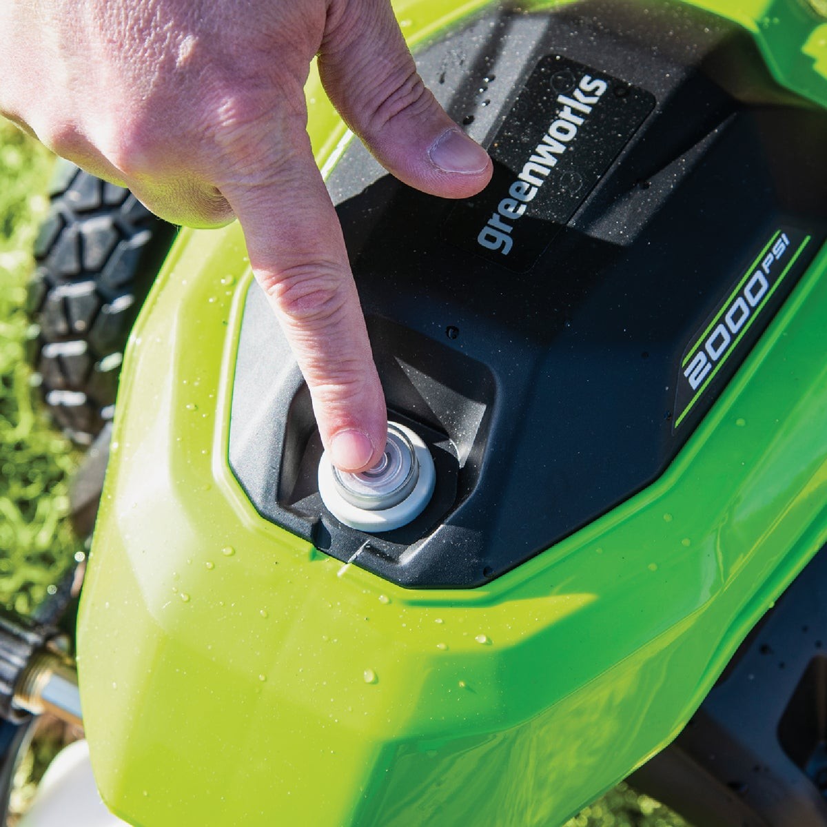 Greenworks 2000-PSI 1.2 GPM Heavy-Duty Cold Water Corded Electric Pressure