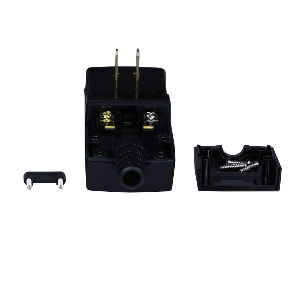 GFCI Replacement Plug, 15 Amp water-resistant Cord End for Pool Pump and Washers