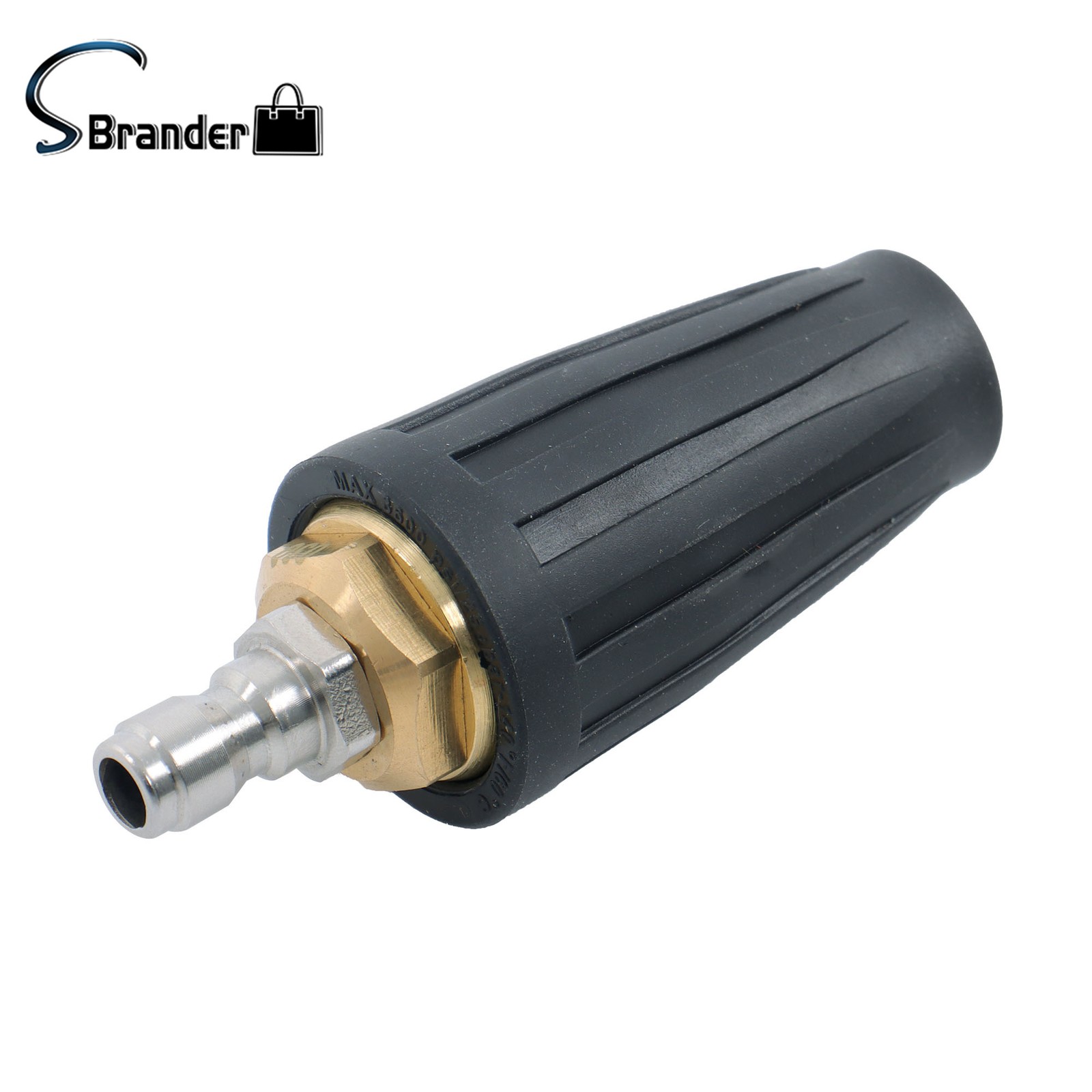 4.0 GPM 3600 PSI 360° Rotating Turbo With 5 Spray Nozzles Pressure Washer