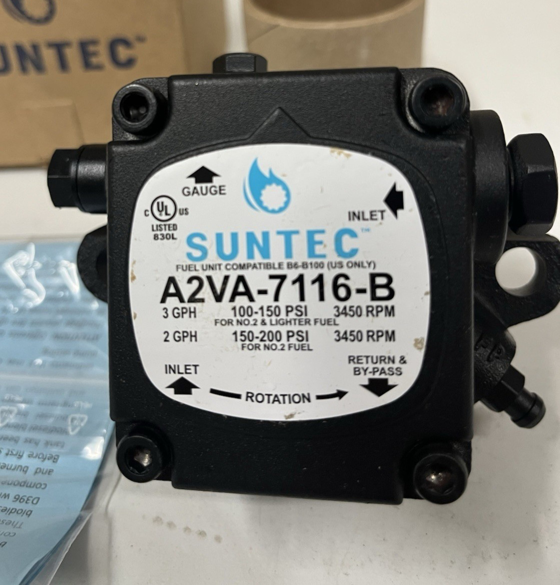 Sumtec Fuel Pump For Hot Or Cold Pressure Washers