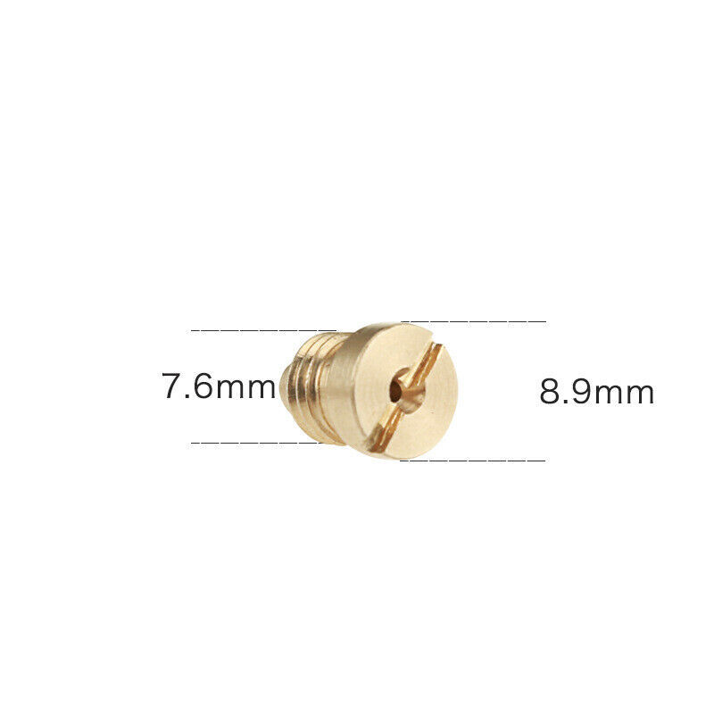 1.1mm/1.25mm/1.4mm Orifice Brass Screw Nozzle Tips for Snow Foam Cannon Lance