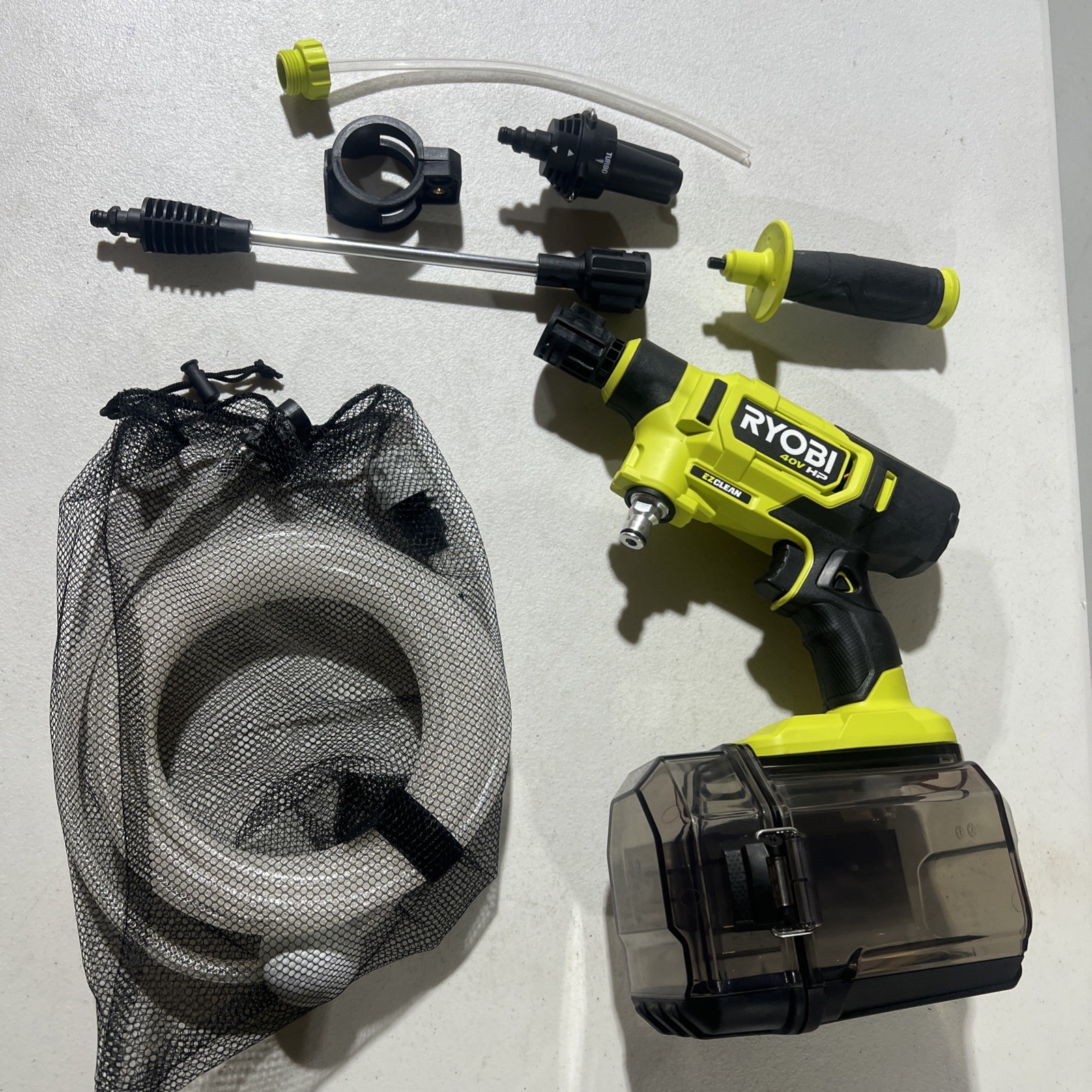 RYOBI 40V HP Brushless EZClean 600 PSI 0.7 GPM Cold Water Electric Power
