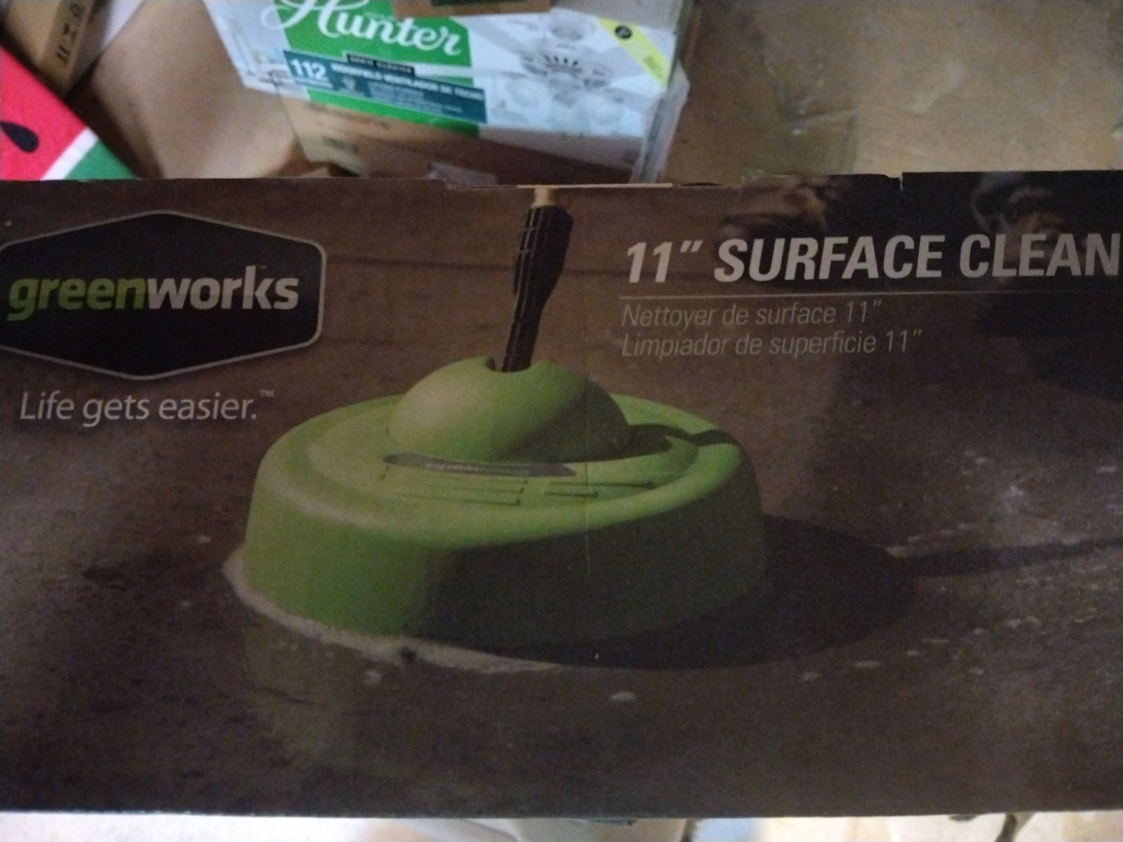 Greenworks 30012 11″ Surface Cleaner Attachment for Pressure Washers 2000PSI New