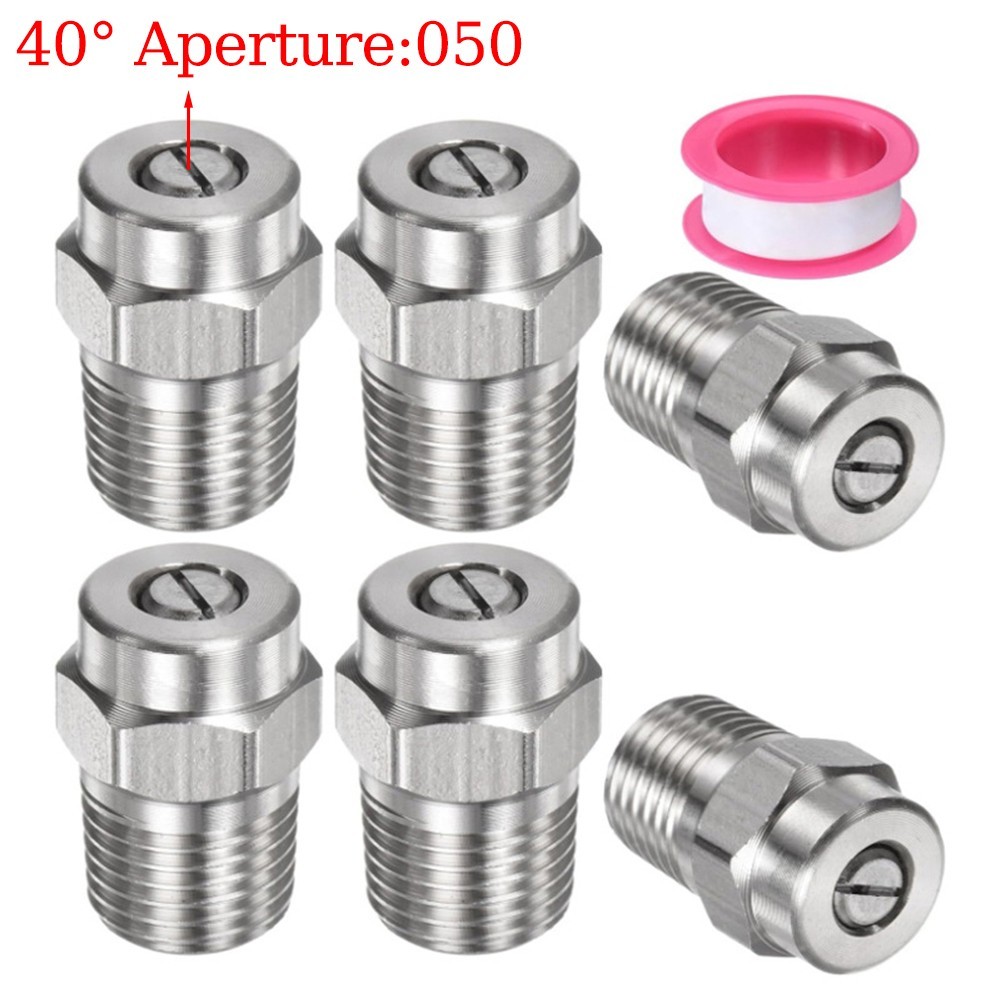 Stainless Steel High Pressure Cleaning Nozzle Set 7 Pieces for Pressure Washers