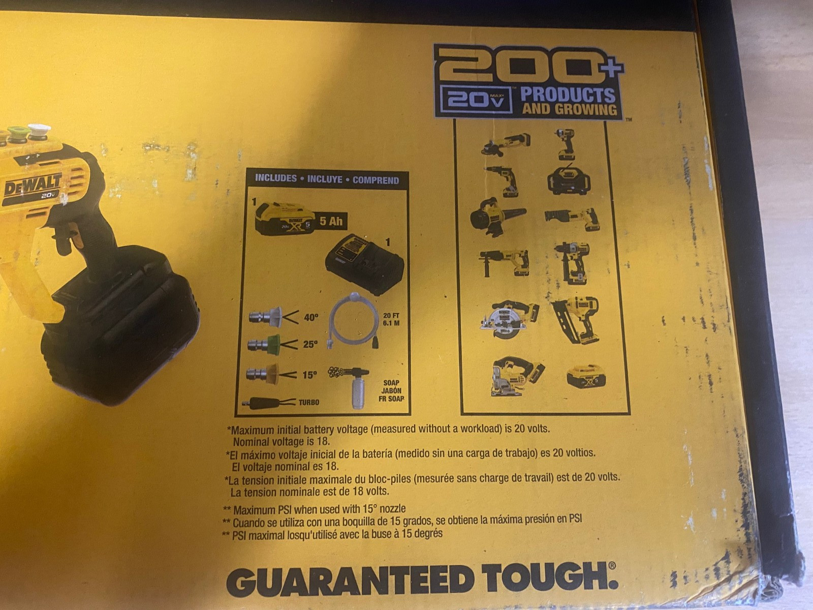 DEWALT DCPW550P1 20V MAX 550 PSI Power Cleaner Kit (5Ah Battery) Tool NEW