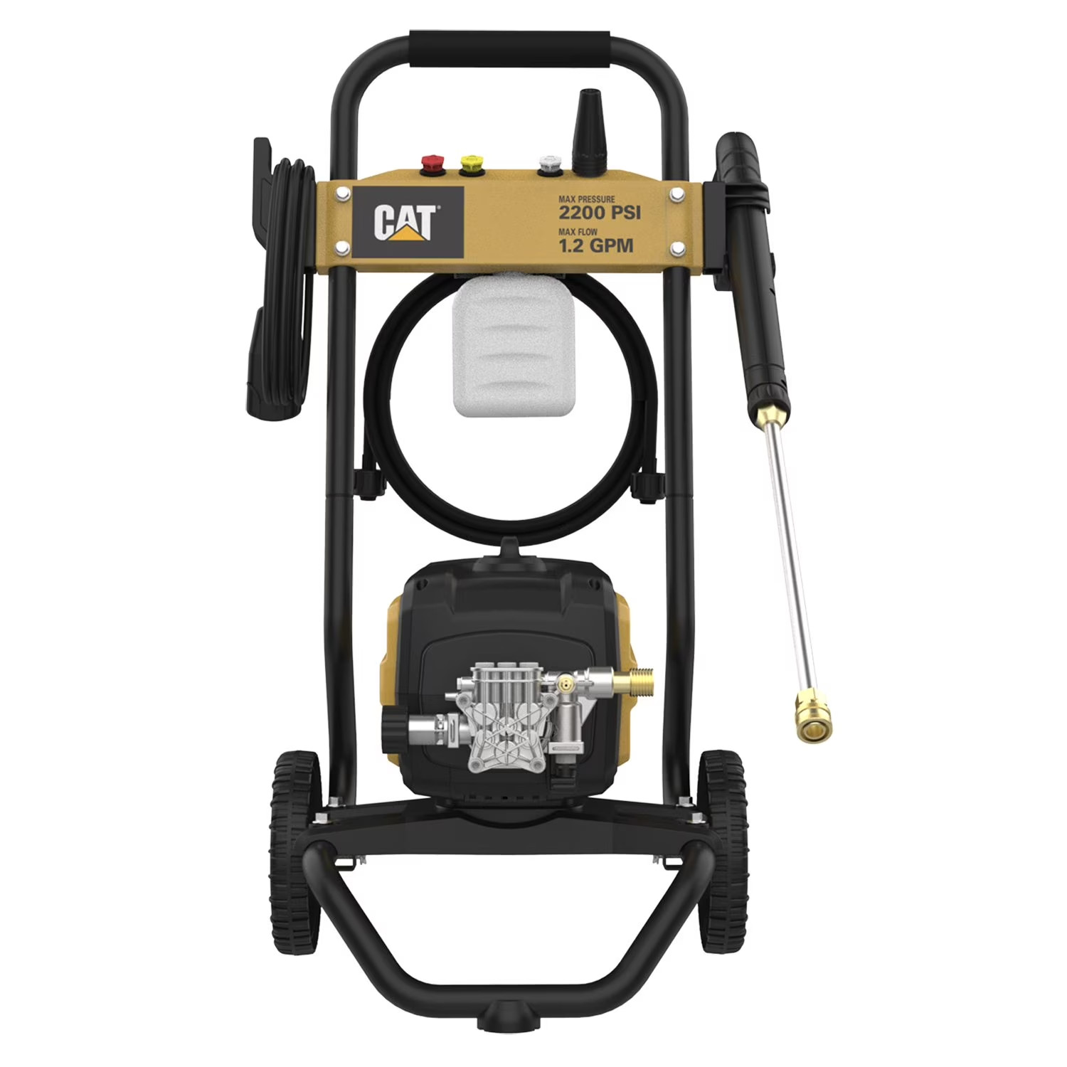 CAT 2200 PSI Electric Pressure Washer 1.2 GPM 13-Amp Motor Turbo Nozzle Foam Gun