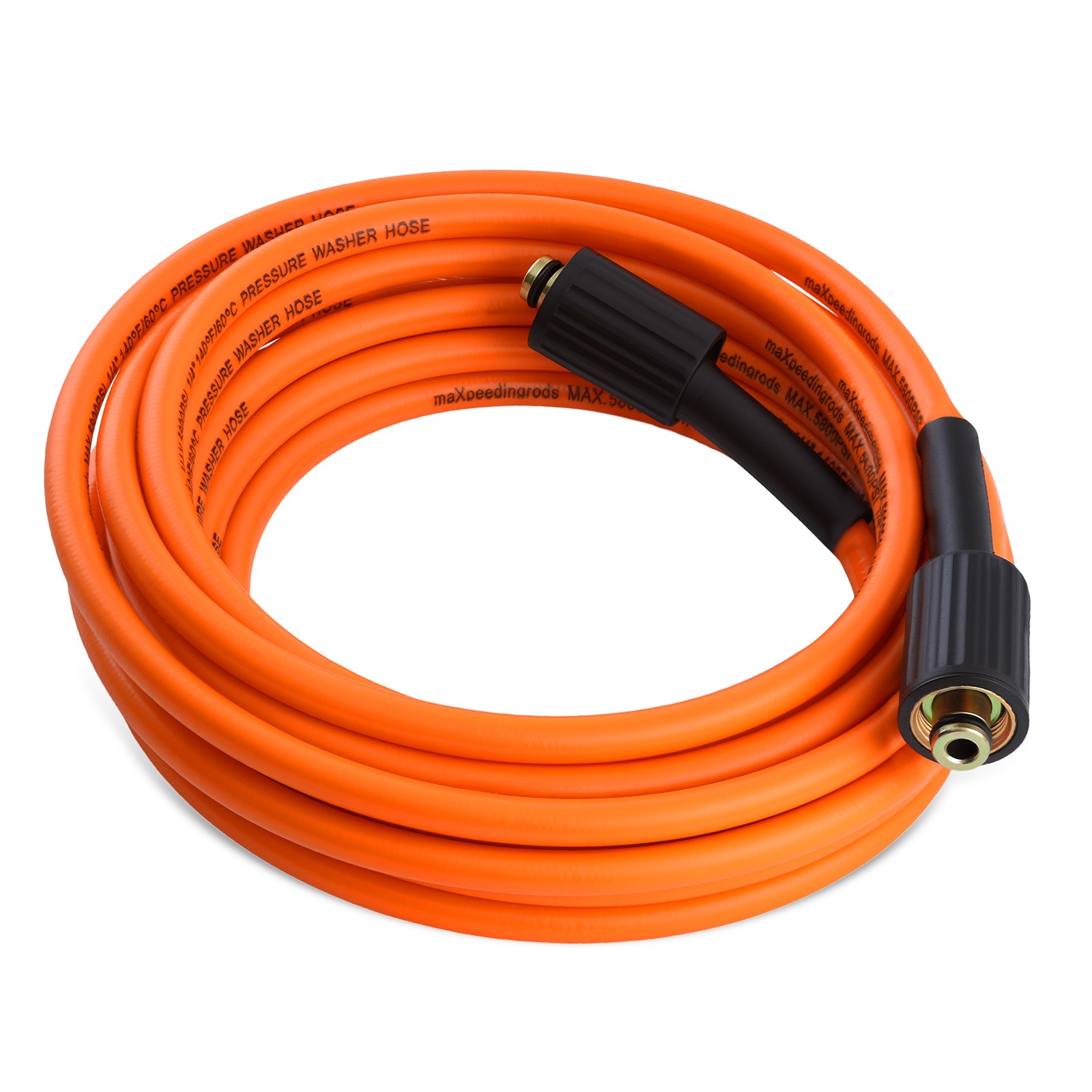 25FT Pressure Washer Hose 5800PSI 1/4″ Quick Connect Kink Resistant High Quality