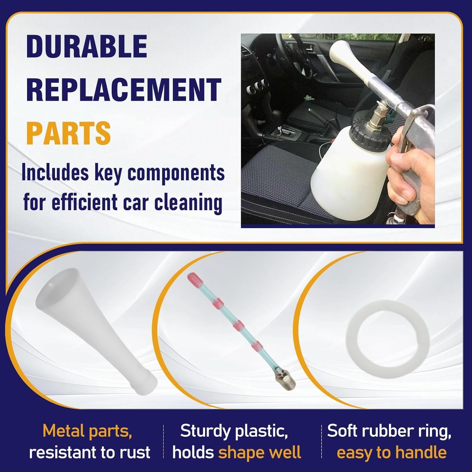 Car Cleaning Tool Kit Compatible with Tornador, Fits for Gun Z-010 & Z-014,…