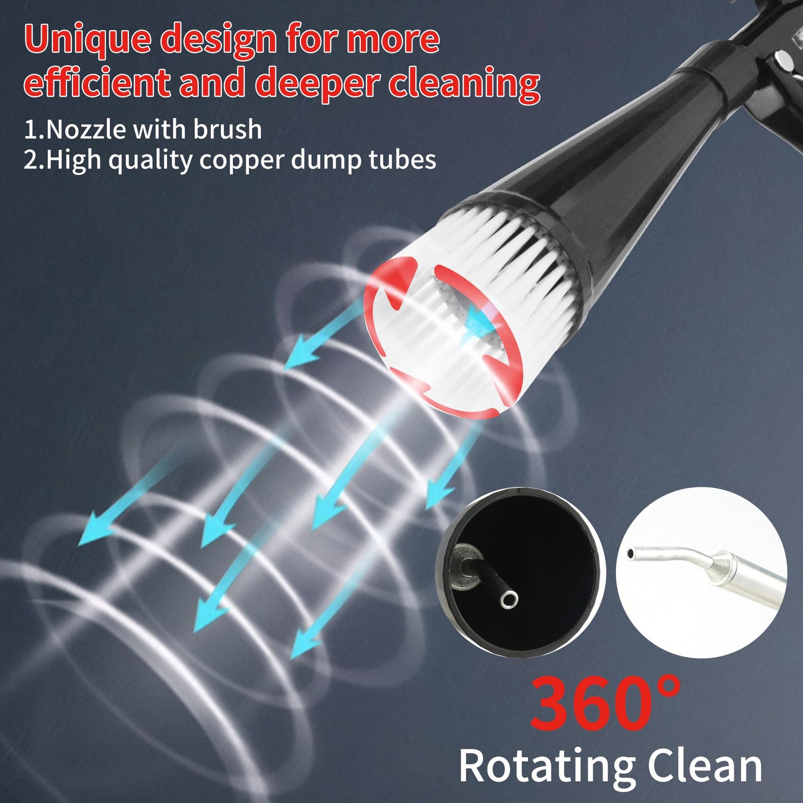 HANDY High Pressure Car Interior Cleaning Gun Dryer Bearing Type