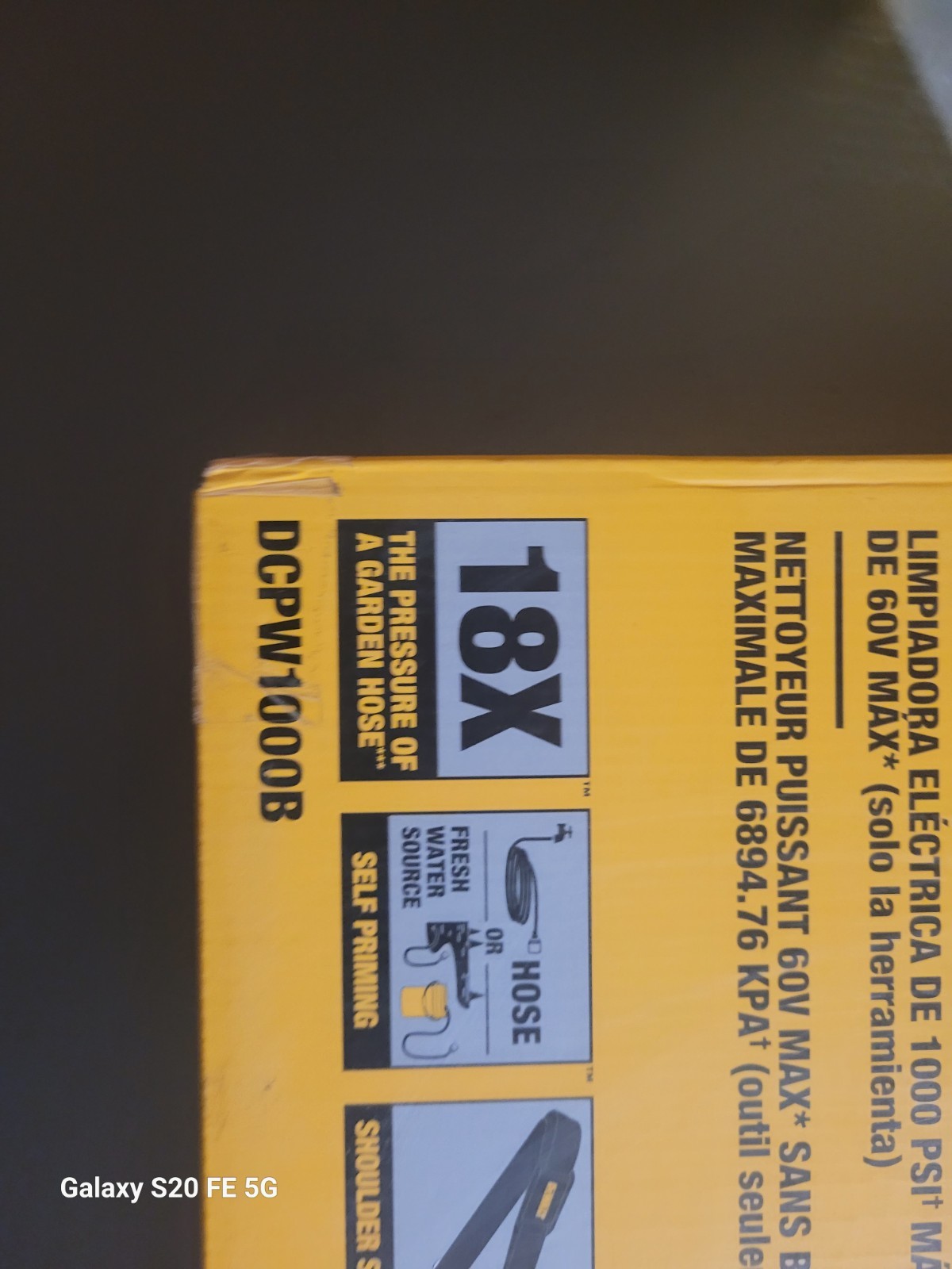 *NEW* Dewalt FLEXVOLT 60V 1000 PSI 1.0 GPM Power Cleaner (Tool Only) DCPW1000B