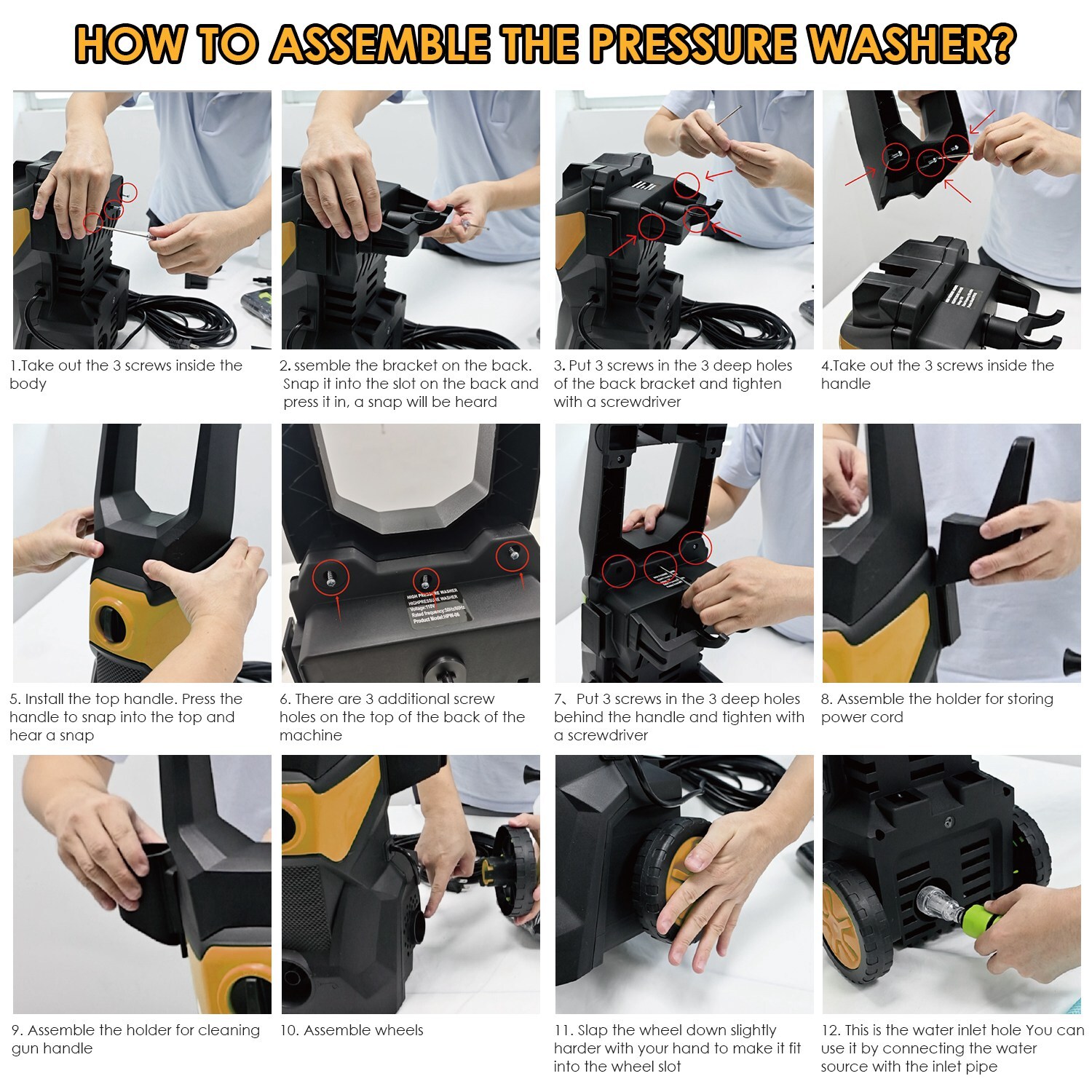 High Pressure Electric Pressure Washer 1800W Washer Cleaning Machine 4200PSI