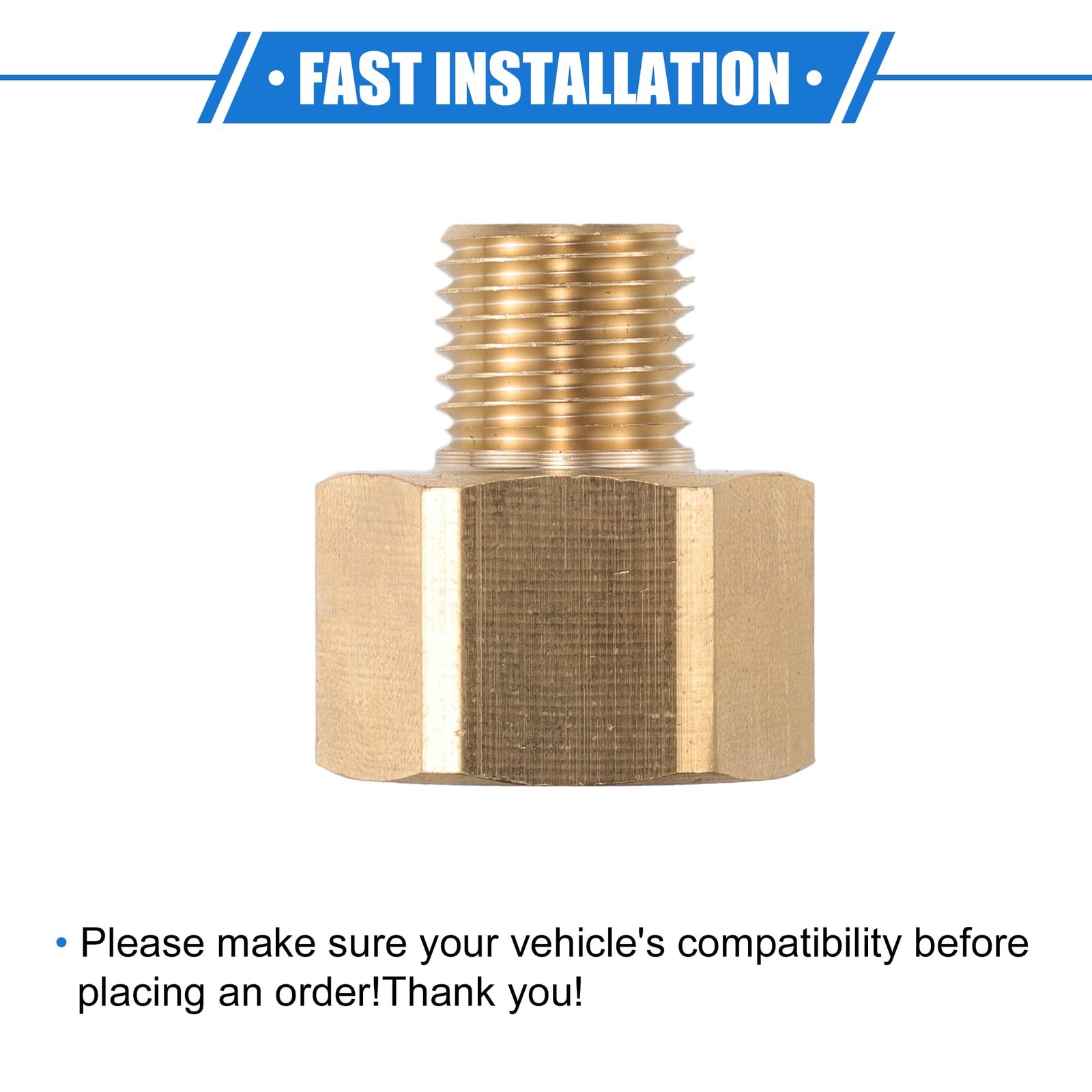 Pressure Washer Connector, G1/4″ to M14x1.5 Male Adapter Brass Screw Hose Con…