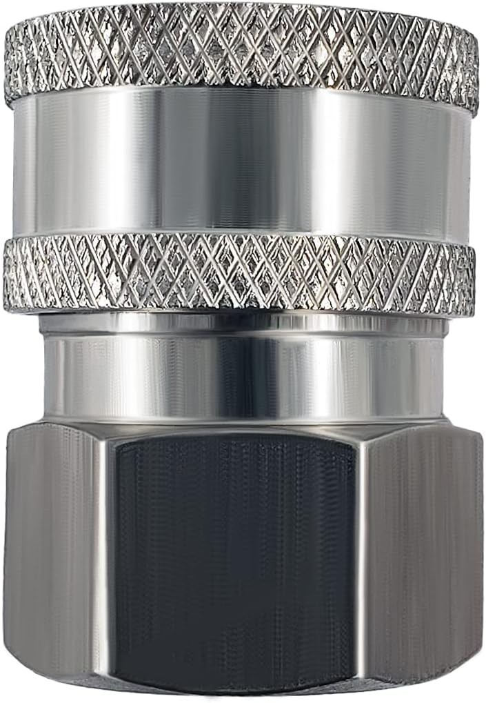 3/8″ Quick Connect Pressure Washer Male and Female Hose Adapter Set 1 Max 5000