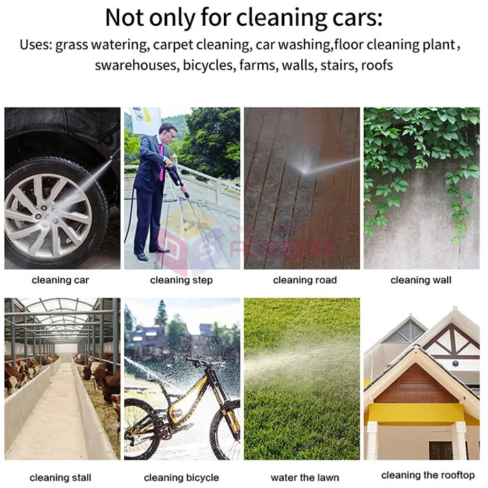 2KW High Pressure Cleaning Machine Water Spray Gun Electric Car Washing Machine