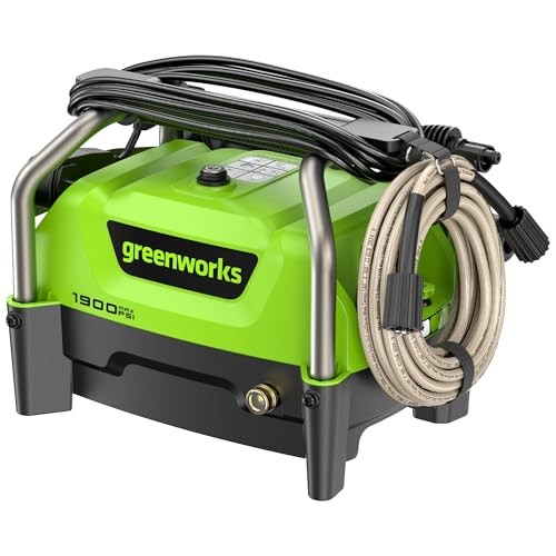 Greenworks 1900 PSI Electric Pressure Washer 13Amp 1.2 GPM